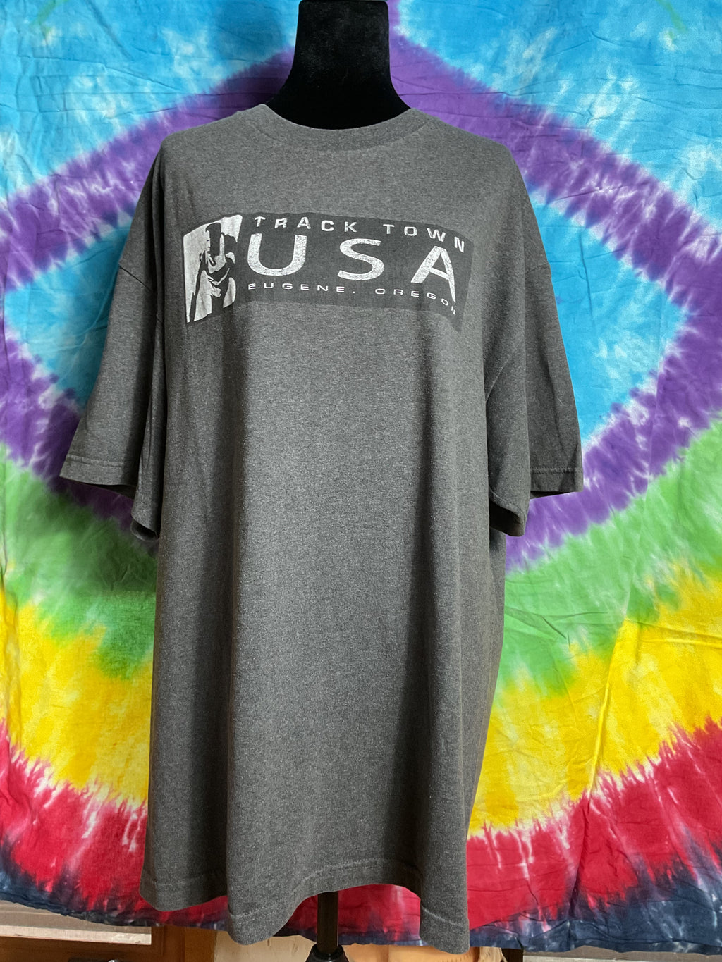 Vtg Track Town USA Eugene Oregon Steve Prefontaine Shirt XL AAA