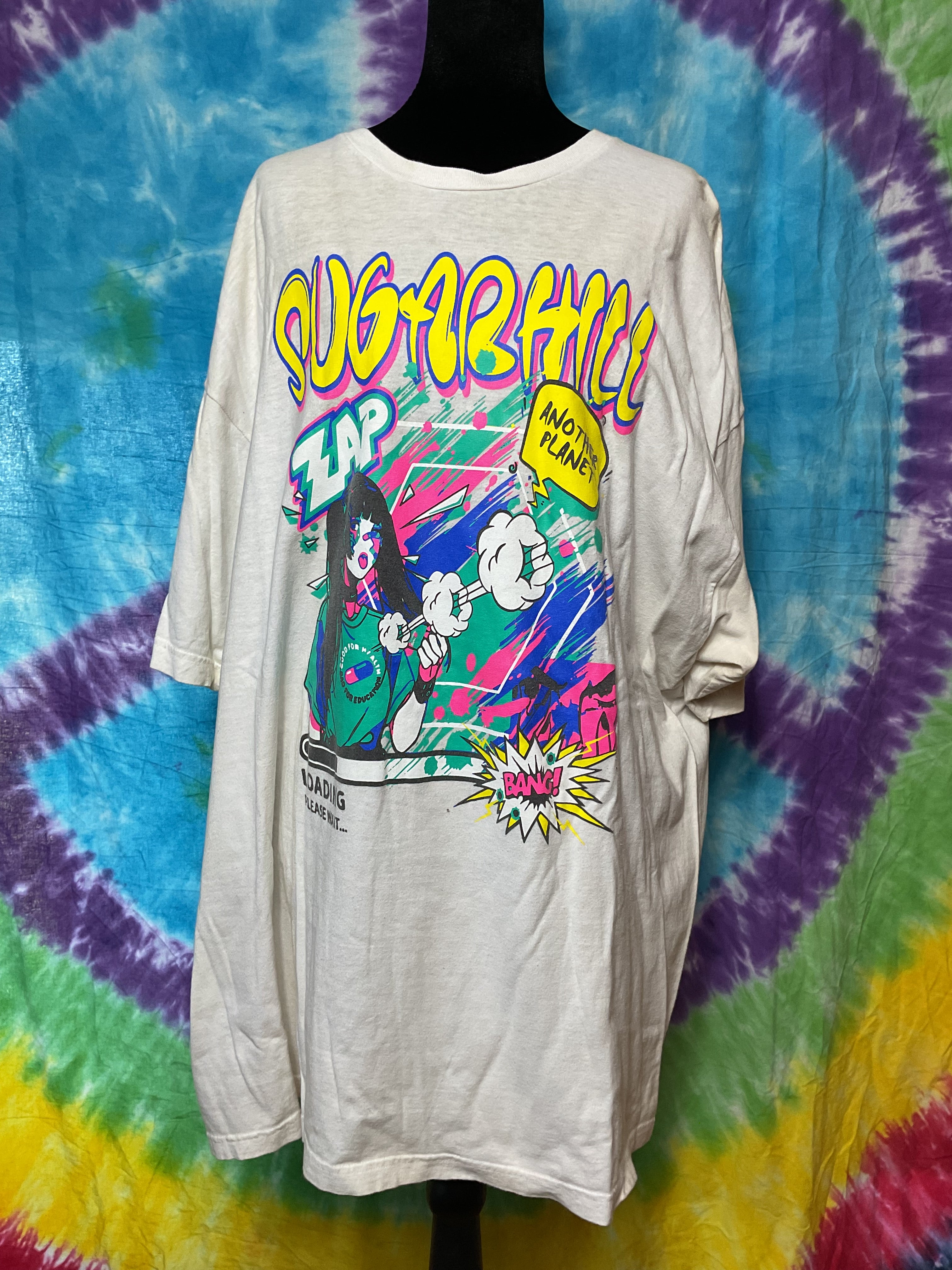 Sugarhill LA Zap Another Planet Manga Style Graphic Tee 3XL