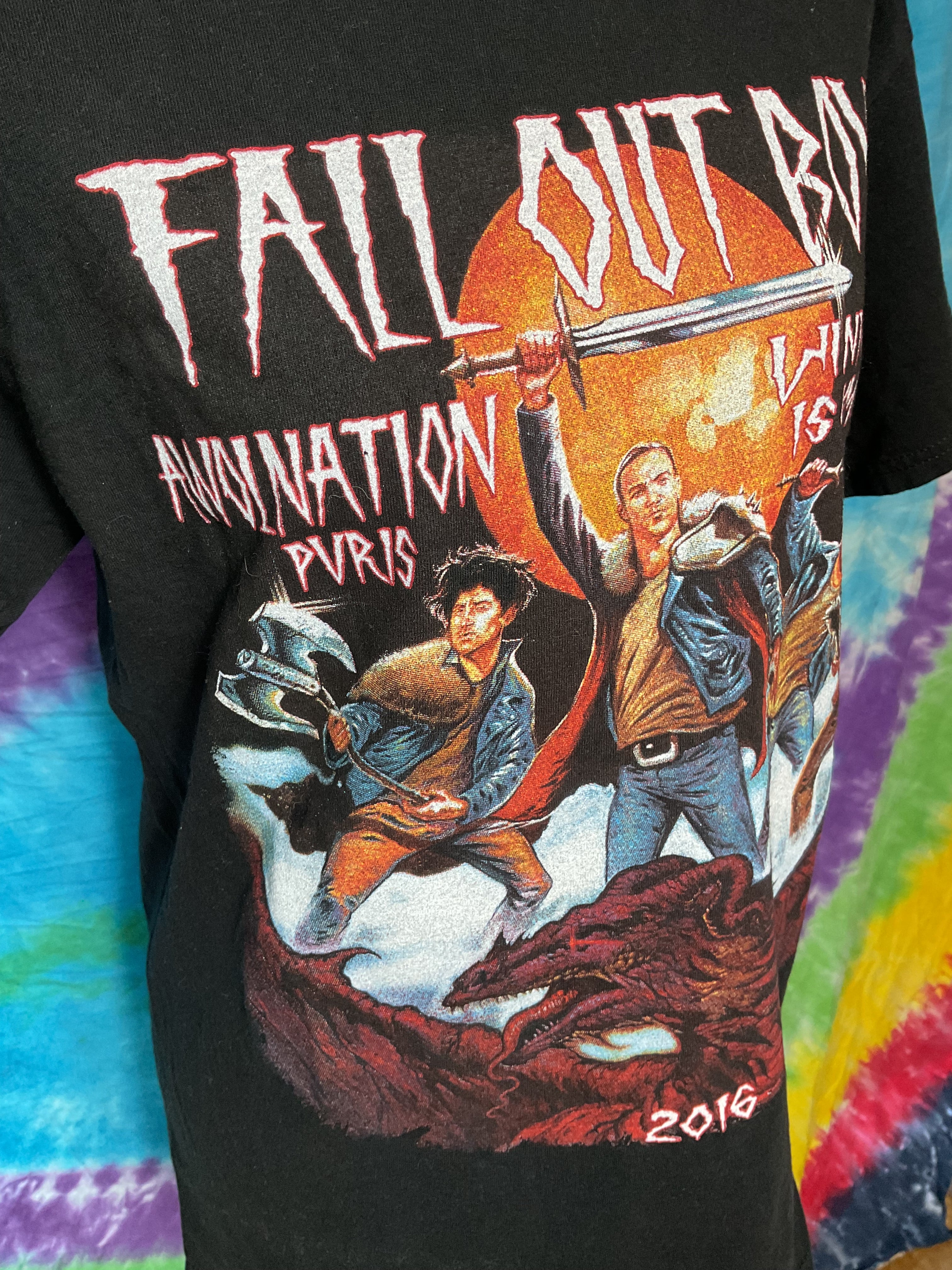 Fall Out Boy 2016 Wintour Is Coming Tour Shirt Hanes Beefy M