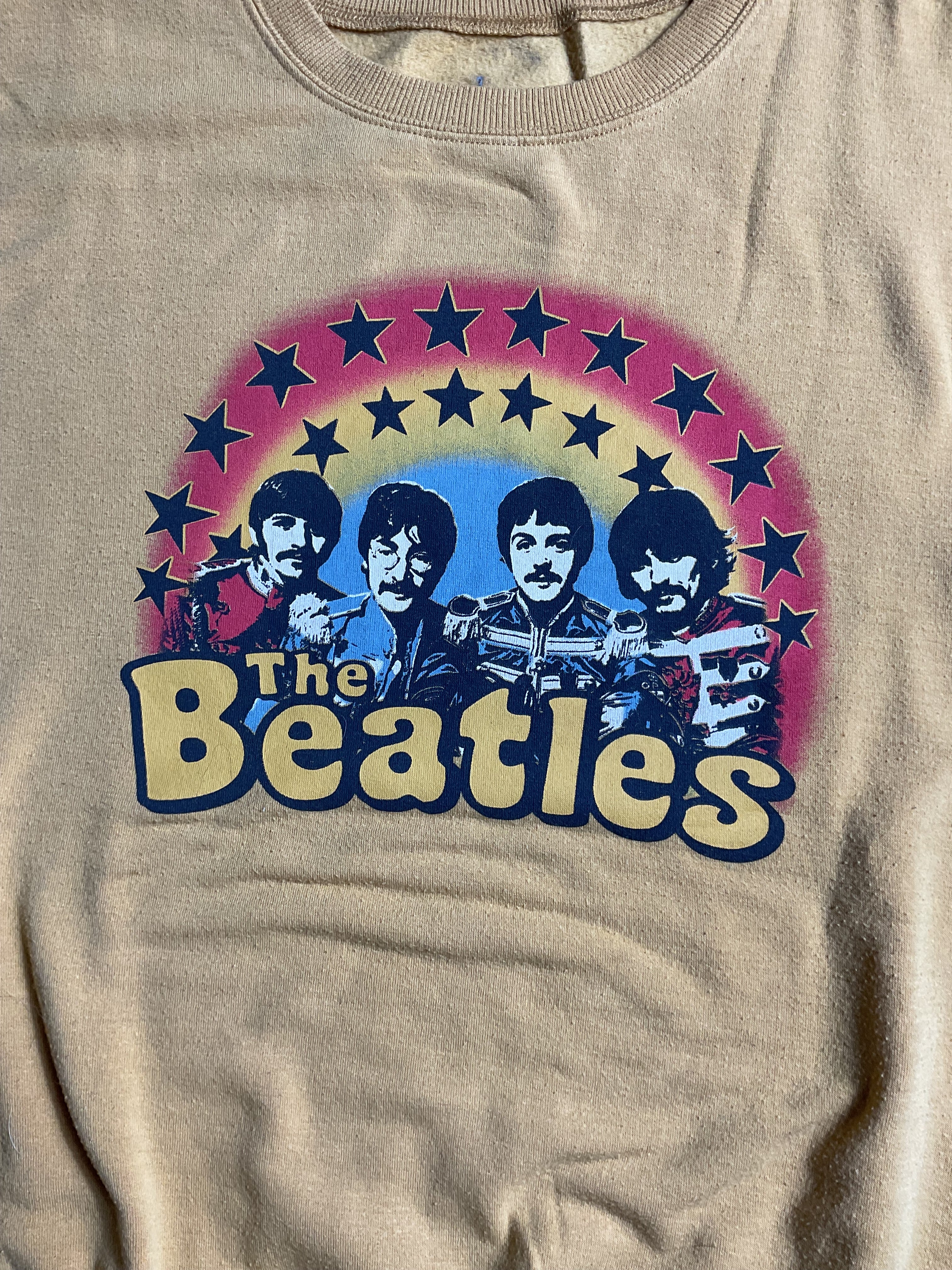 The Beatles "Sgt. Pepper" Era Crewneck - Super Soft Mustard