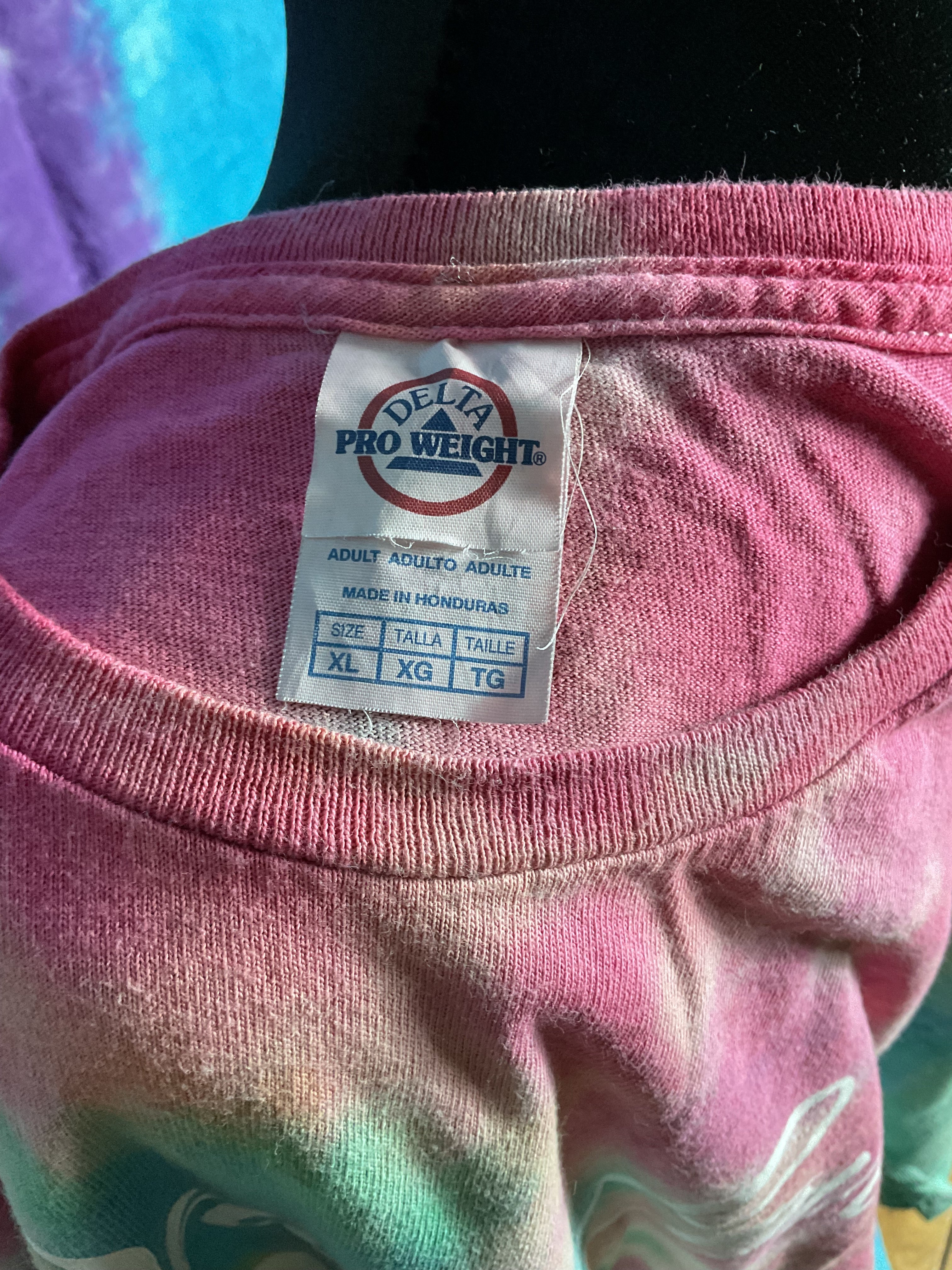 Primitive Skateboard One Love Tie Dye Shirt Cannabis Peace XL