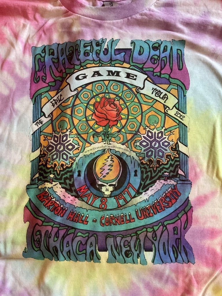 Grateful Dead Tie-Dye - Barton Hall, Cornell University 1977