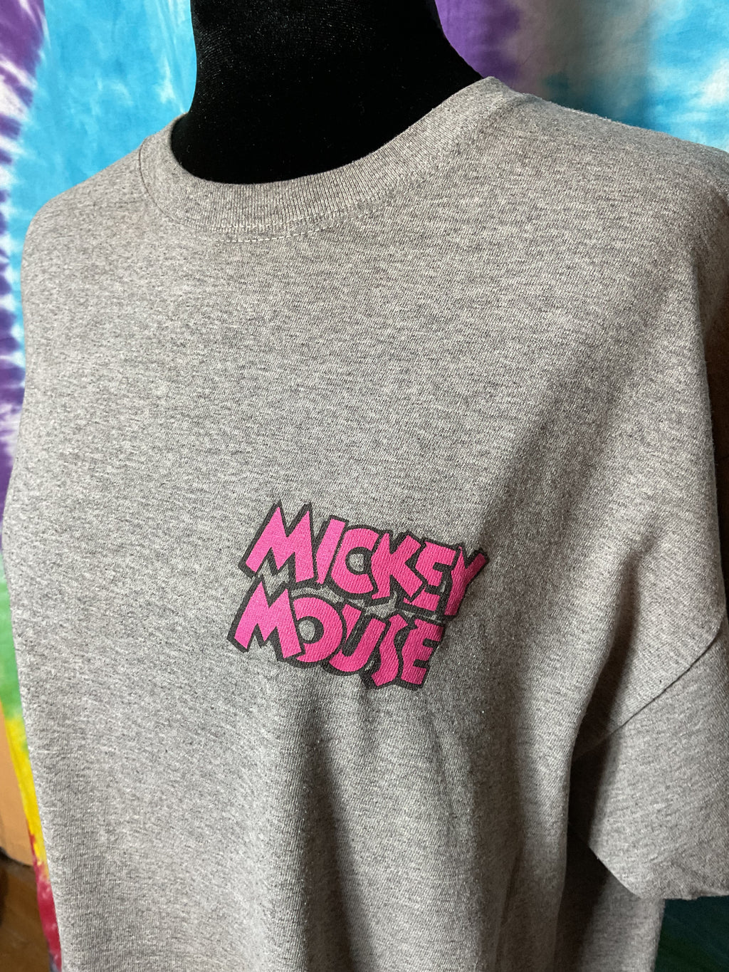 VTG Disney Mickey Mouse Ye Olden Days Graphic Tee L