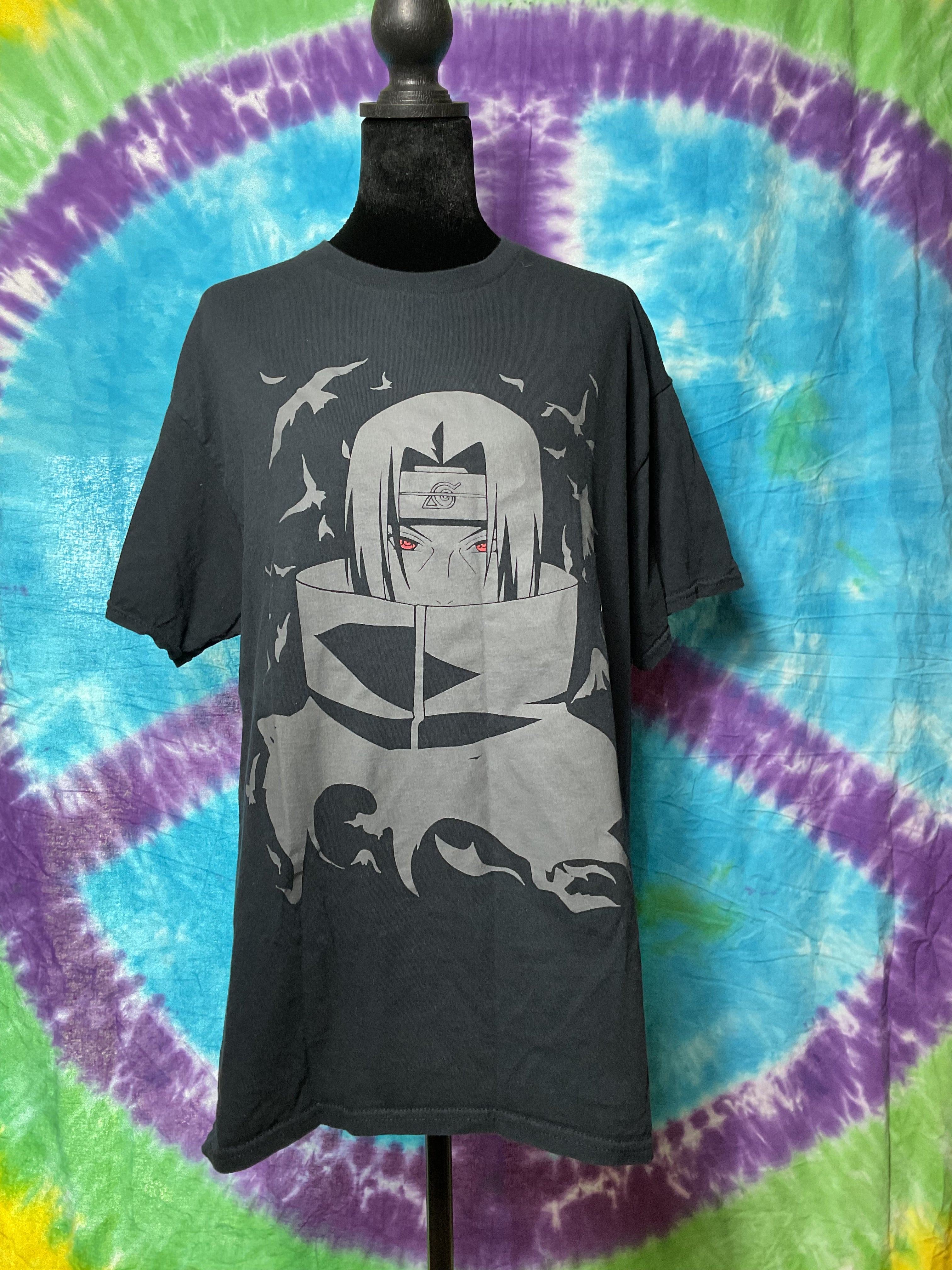 Naruto Shippuden Itachi Uchiha Ripple Junction Graphic Shirt L
