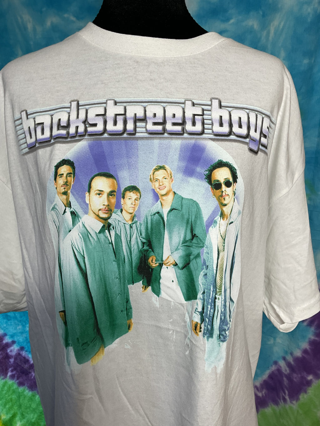 Backstreet Boys Millennium Tour White Graphic T-Shirt L/XL New