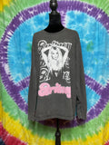 Britney Spears 2021 Graphic Long Sleeve Tee Grey Pink M
