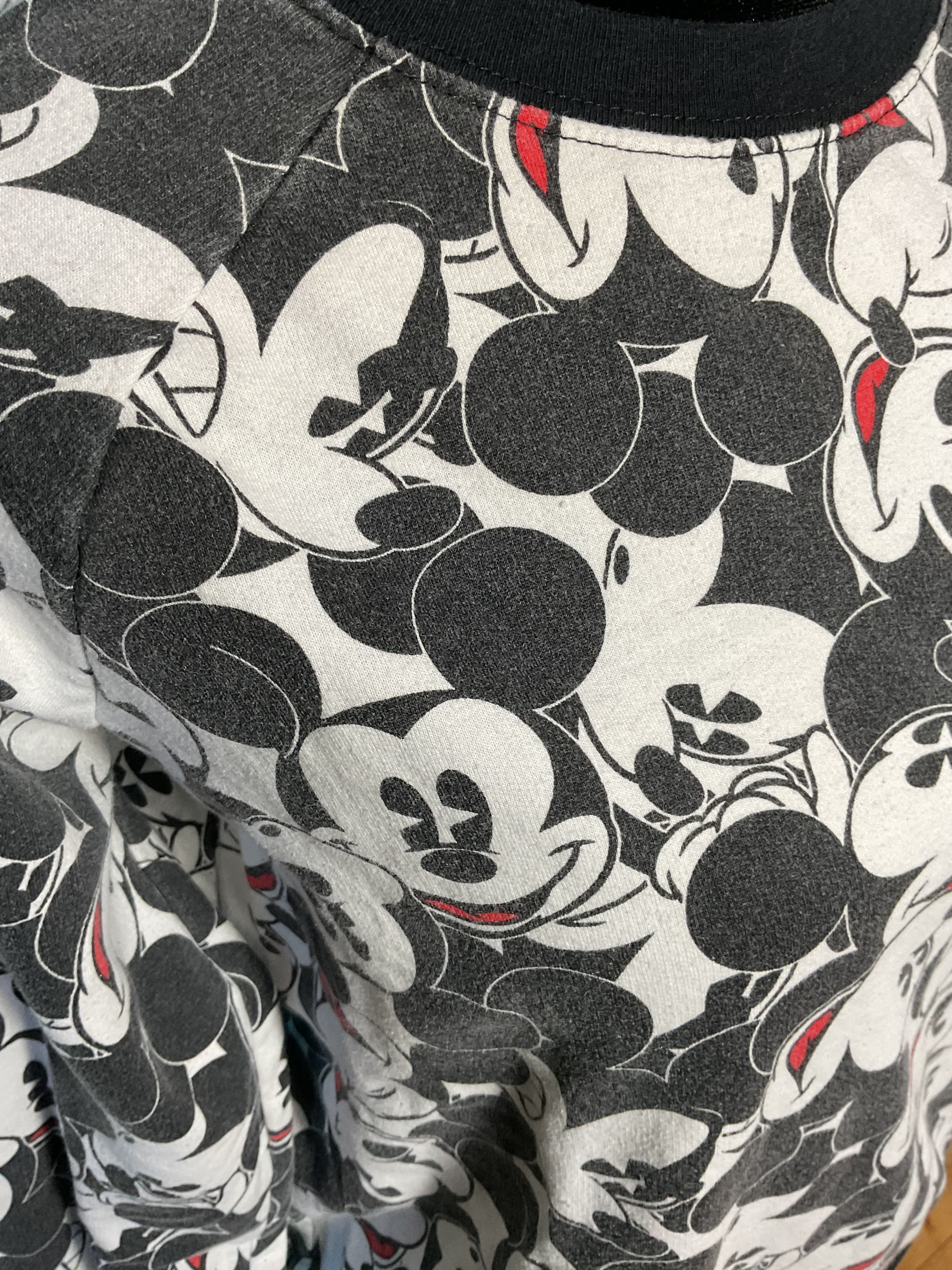 Disney Mickey Mouse All Over Print Crewneck Sweatshirt S (3/5)