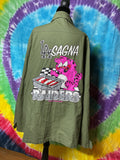 Boss Dog x Meth Syndicate Lasagna Raiders Garfield Jacket XL