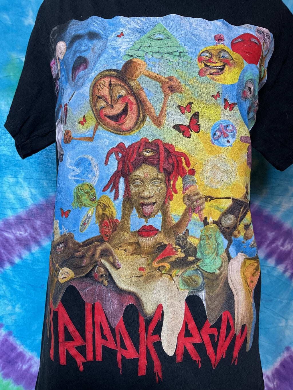 Trippie Redd Life's A Trip Album Cover Graphic T-Shirt Small