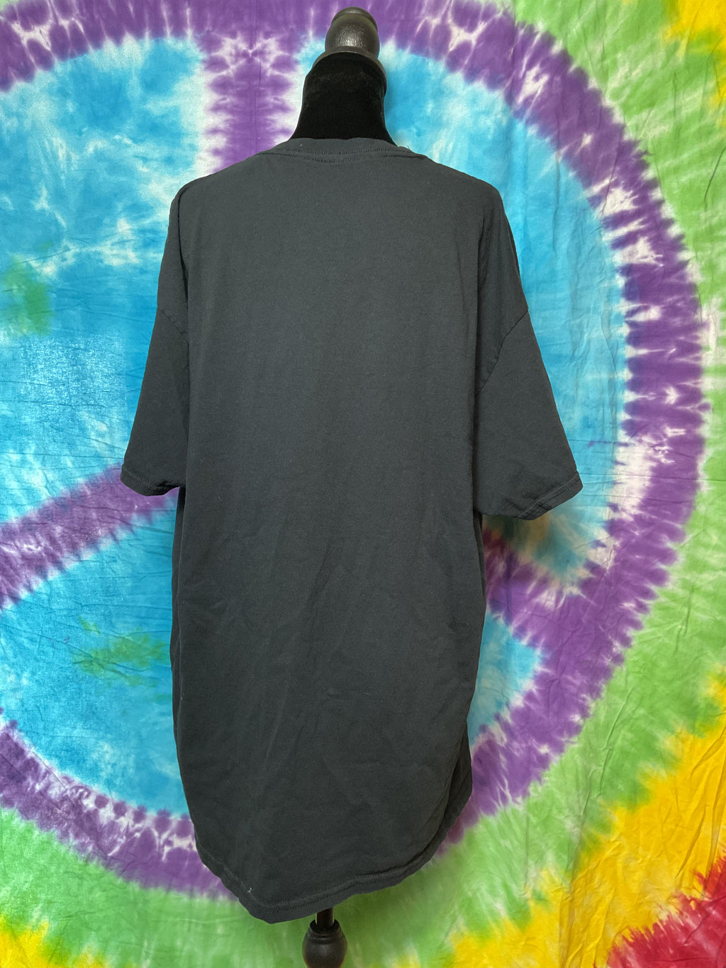 Frank Zappa Iconic Portrait Graphic T-Shirt Black Mens XL