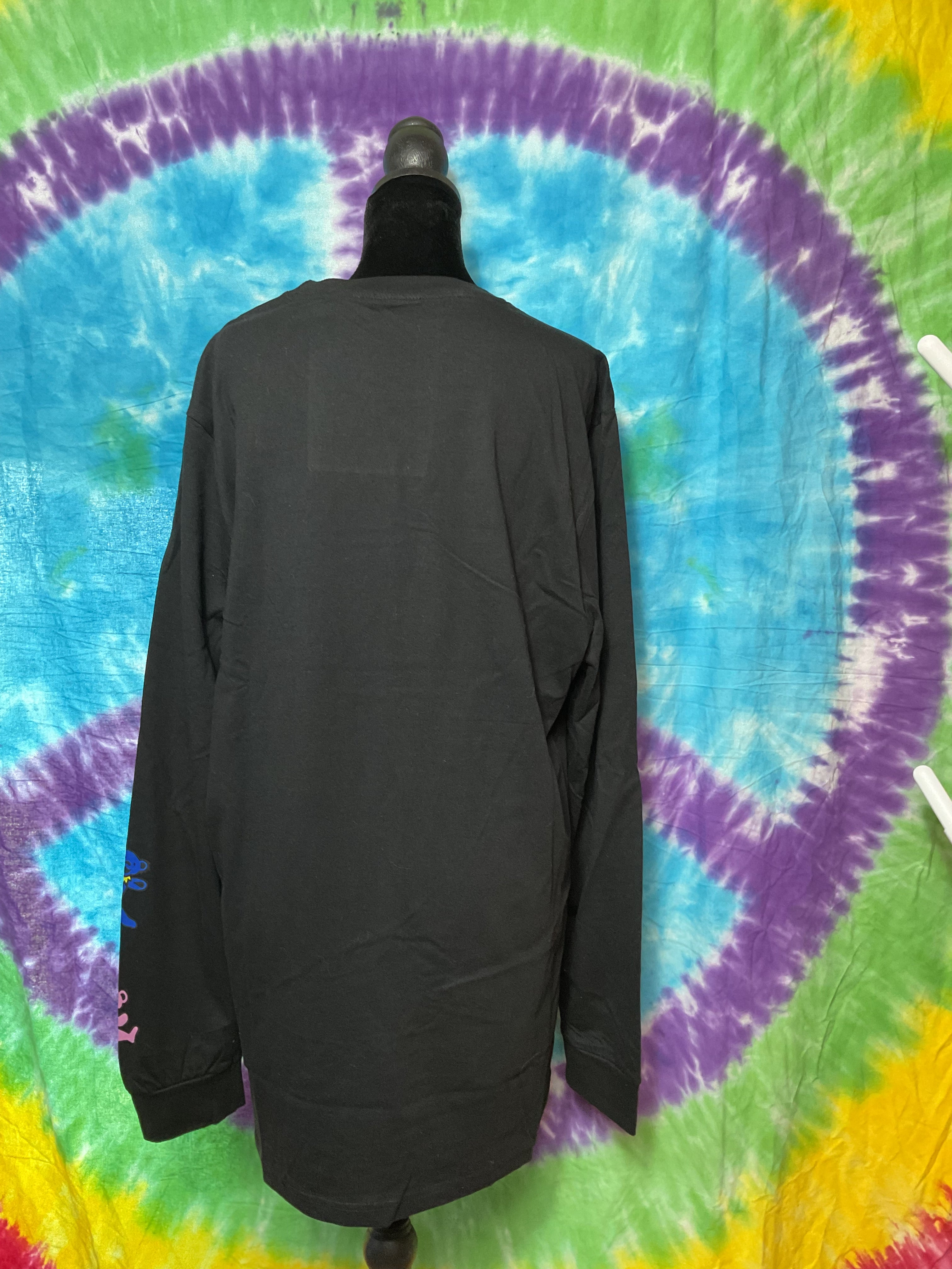 Grateful Dead Dancing Bears Long Sleeve Graphic Tee Black XL