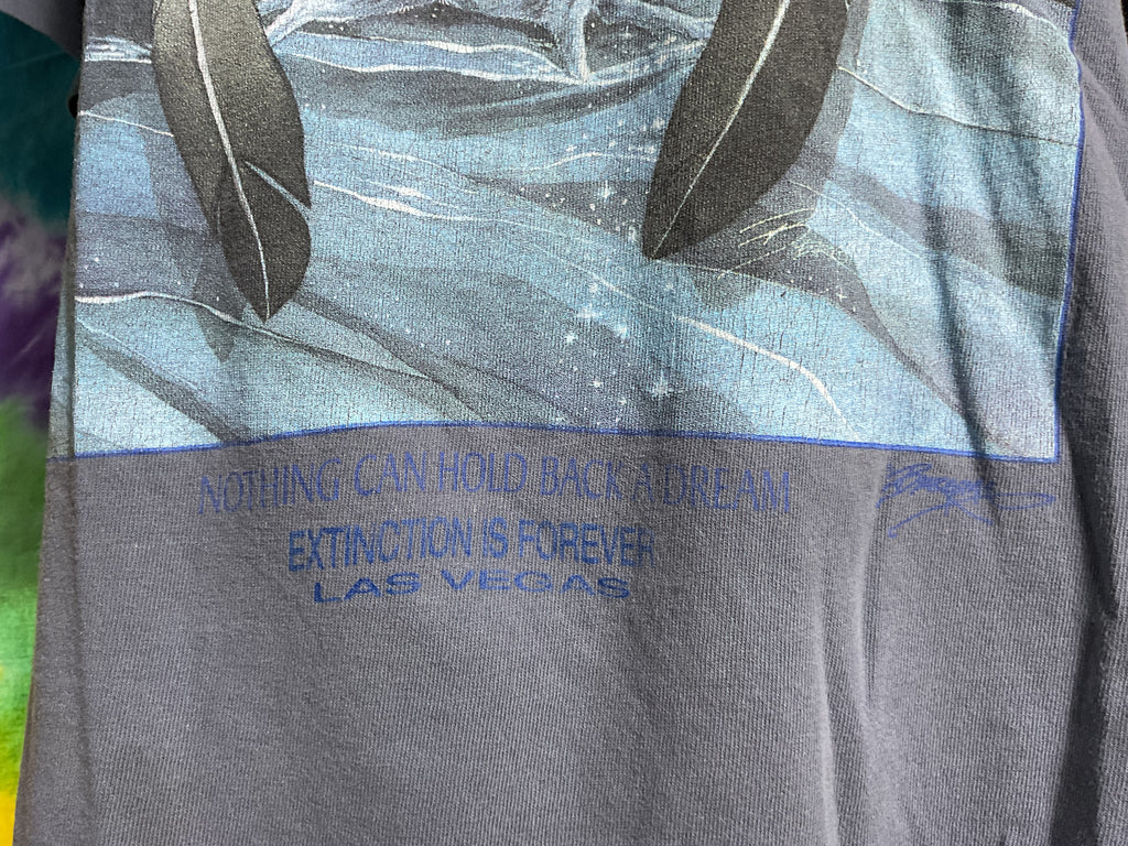 Vintage Anvil Single Stitch Wolf Dreamcatcher Tee Las Vegas L