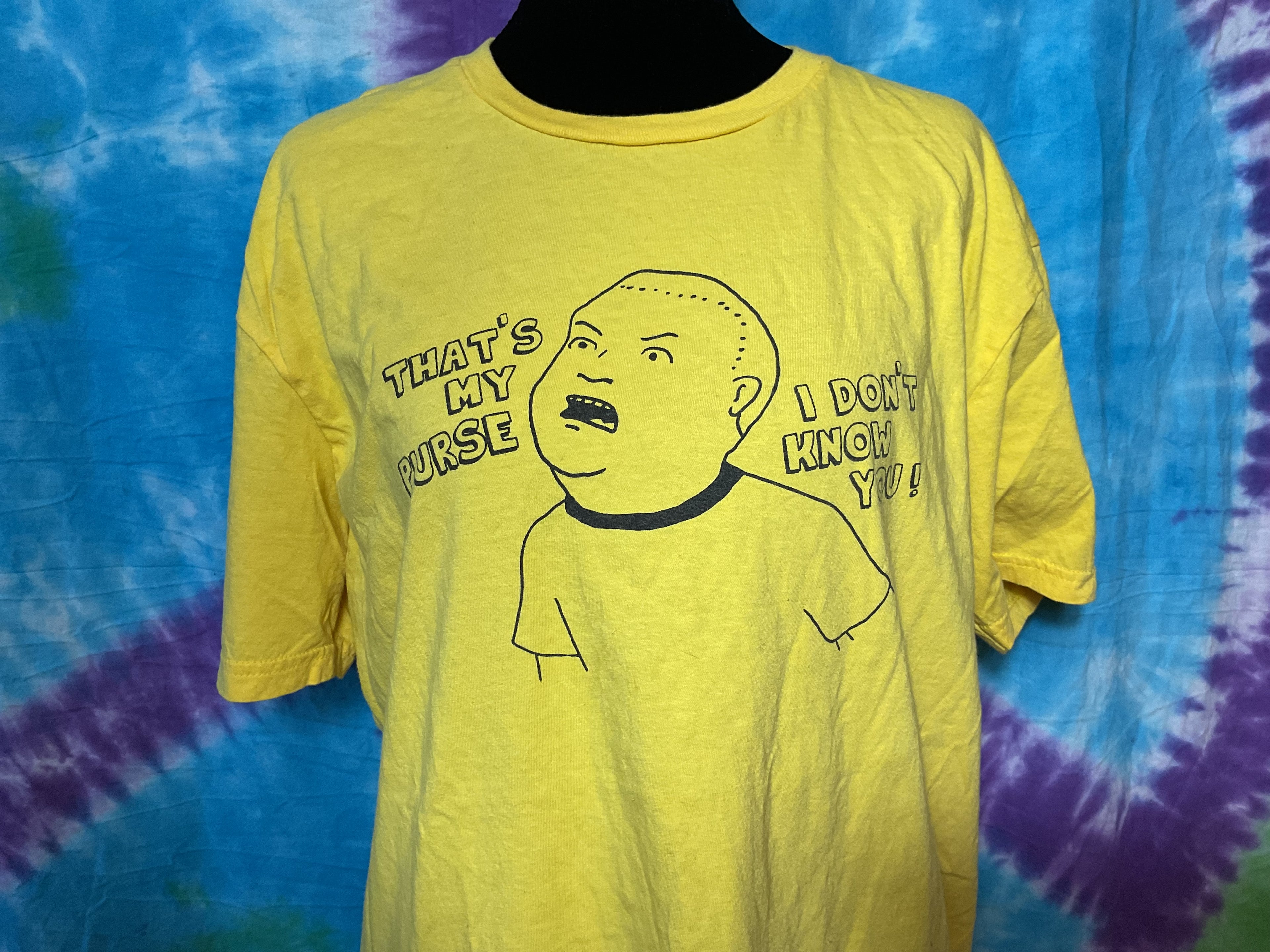 King of the Hill Bobby Hill Thats My Purse Yellow T-Shirt L