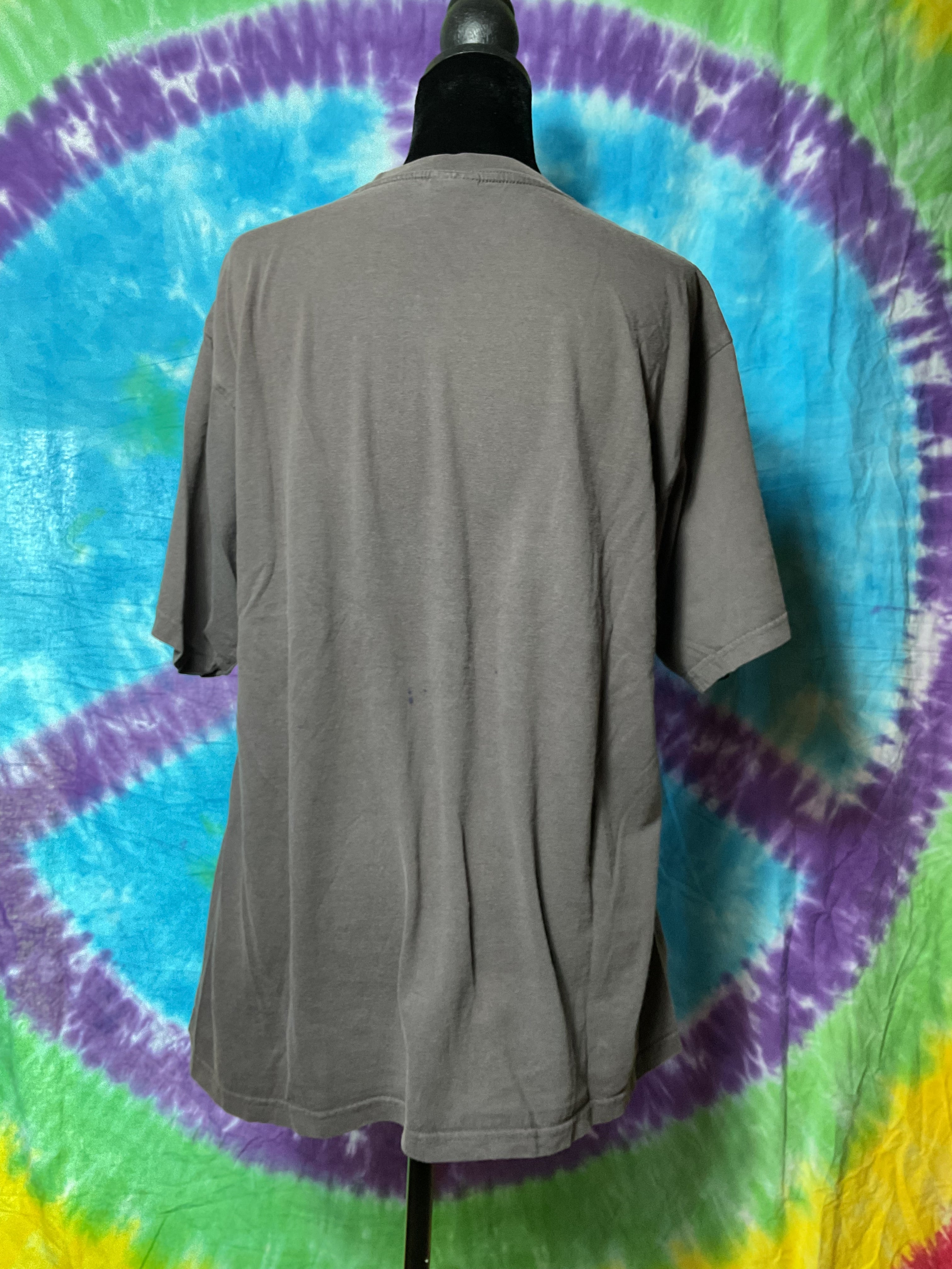 Vintage A'DAM Amsterdam Graphic Tee Jerzees Zt180 Brown Size M