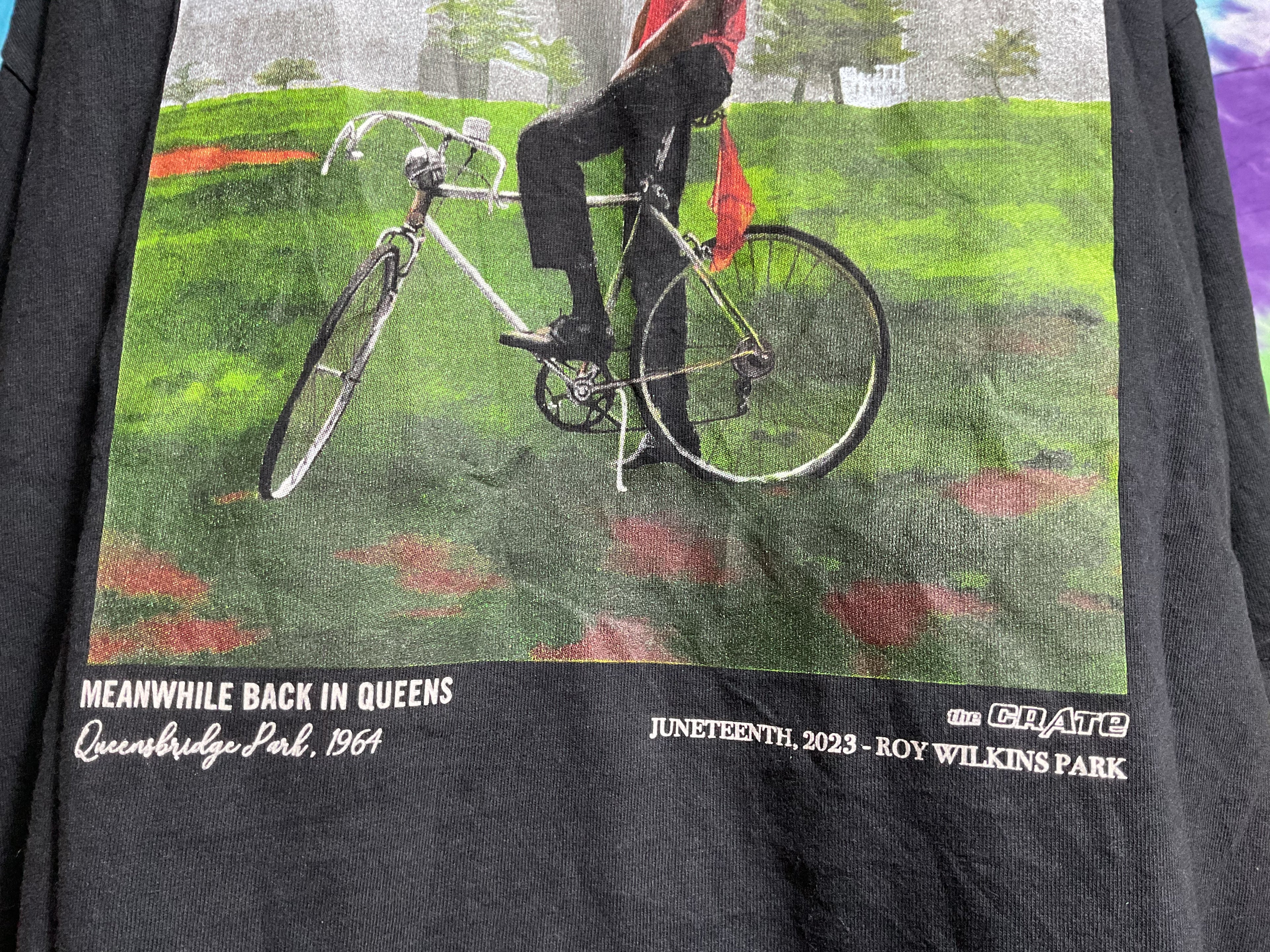 The Crate NY Meanwhile Back In Queens Juneteenth 2023 Tee XL