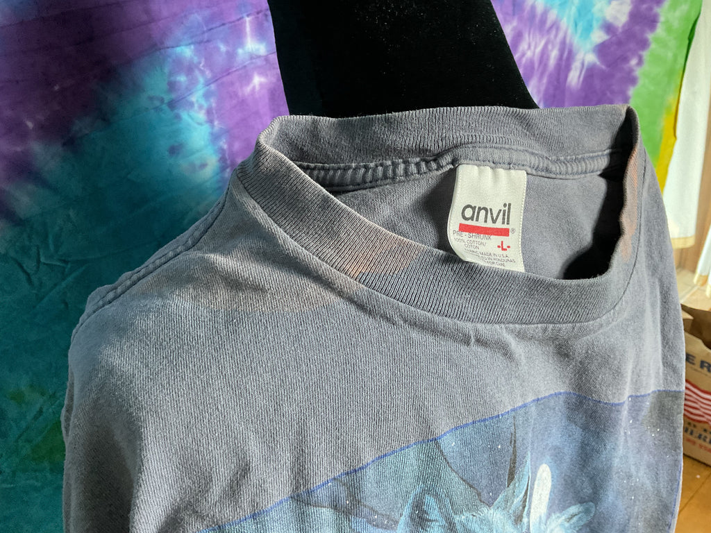 Vintage Anvil Single Stitch Wolf Dreamcatcher Tee Las Vegas L