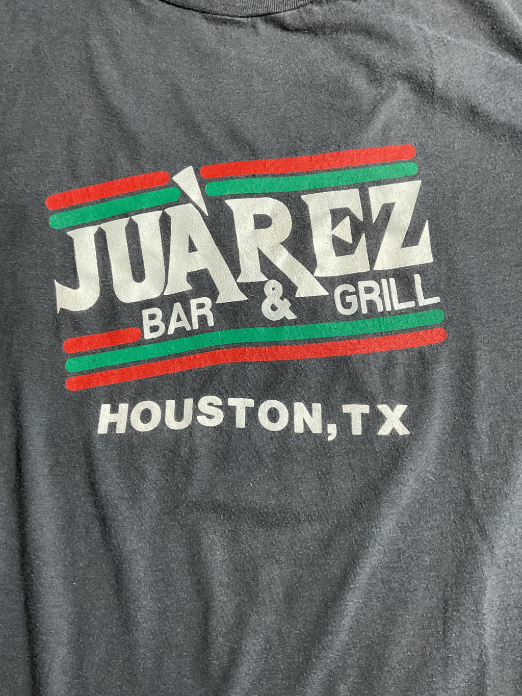 Vtg 80s Juarez Bar & Grill Houston 50/50 Single Stitch Tequila