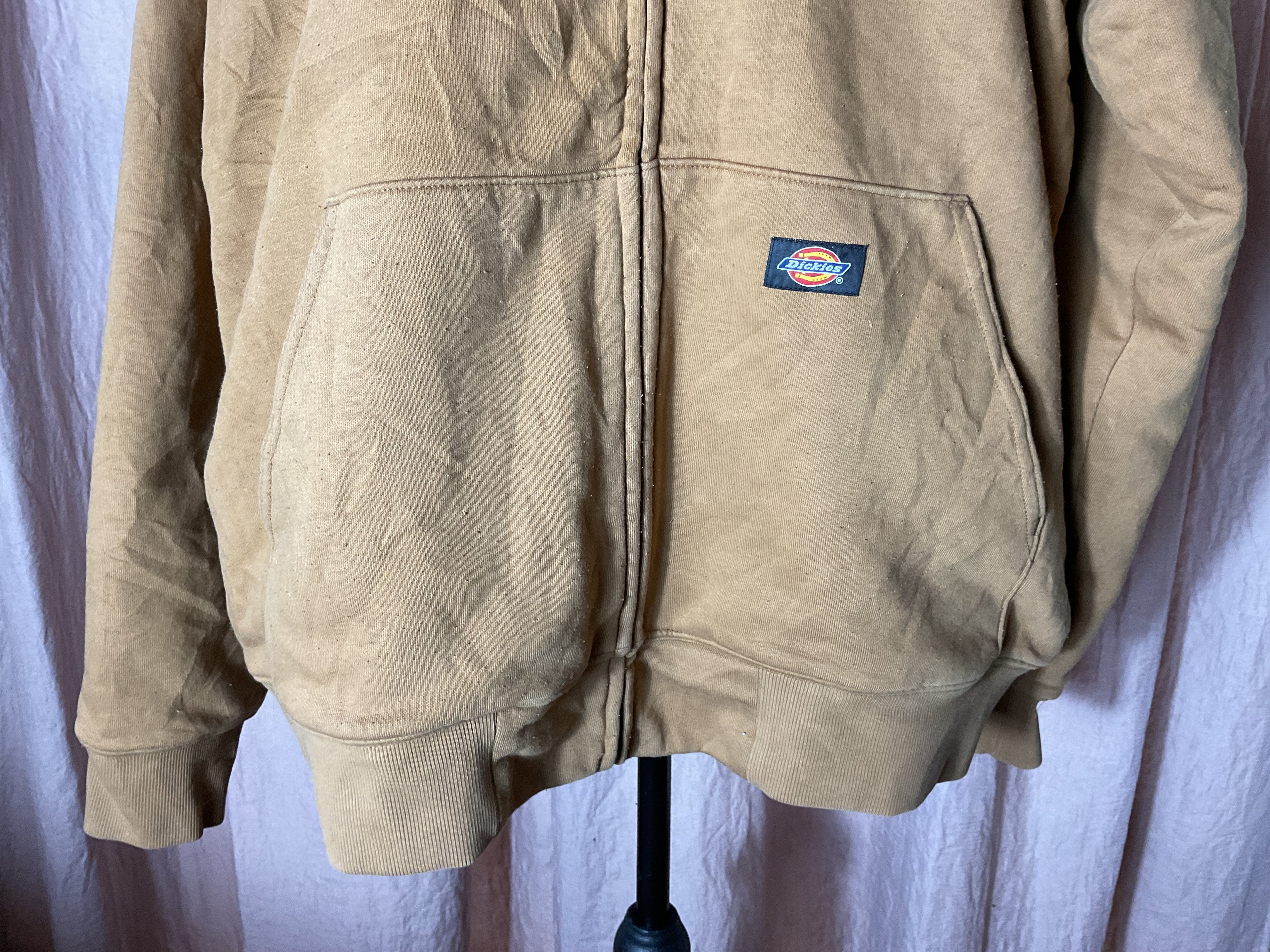 Dickies Men's 2XL Sherpa Lined Full Zip Hoodie Jacket