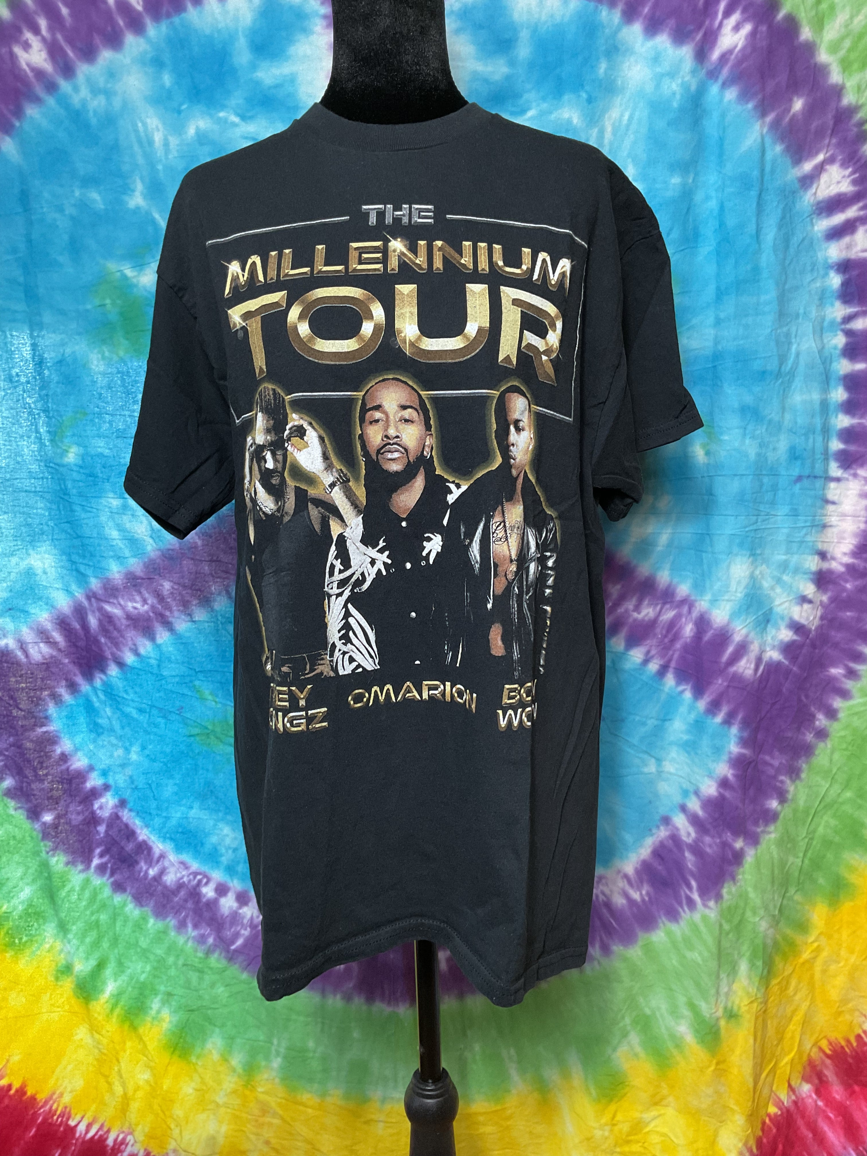 Millennium Tour 2025 Shirt Trey Songz Omarion Bow Wow L Large