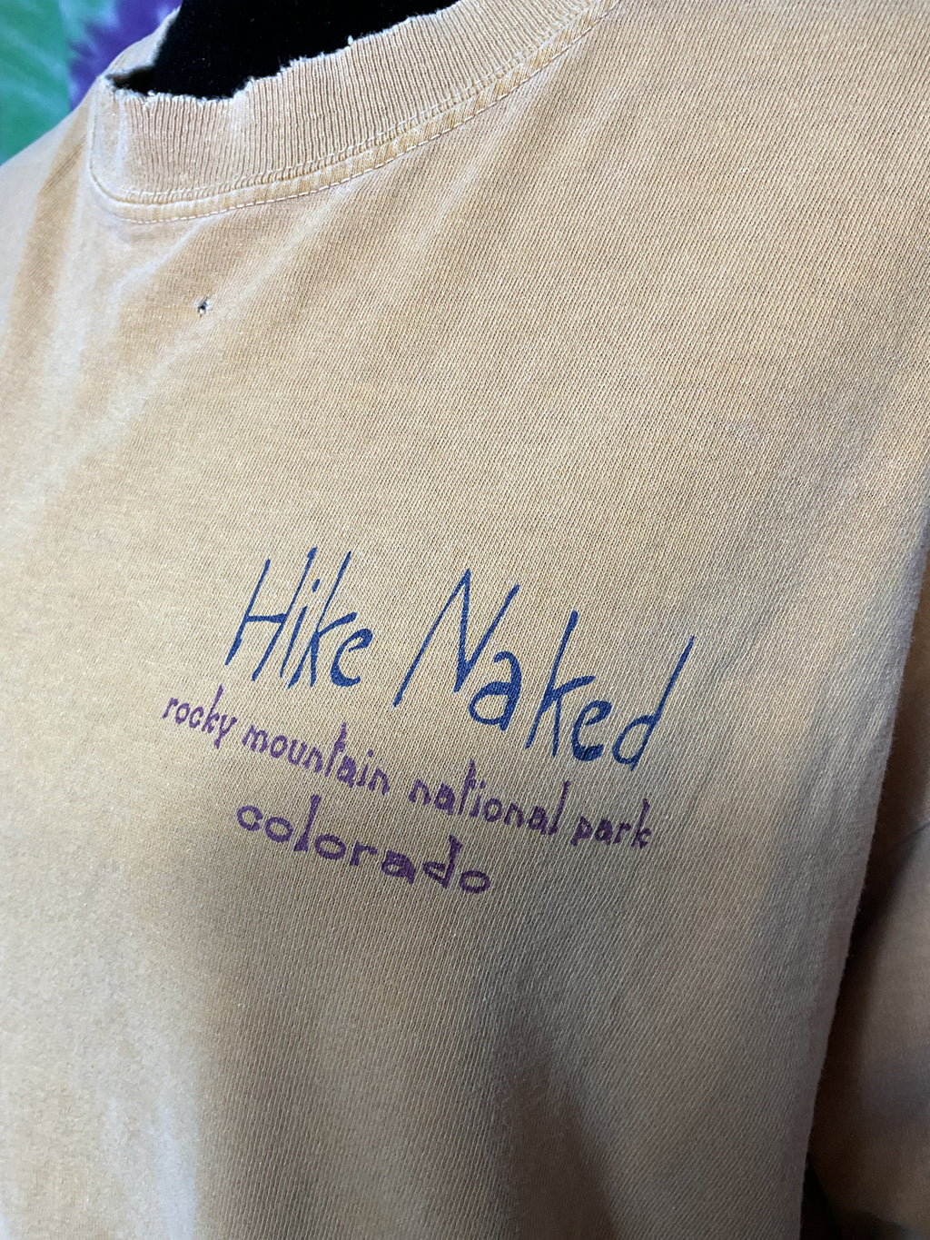 Colors Hike Naked Rocky Mountain National Park LS Shirt L