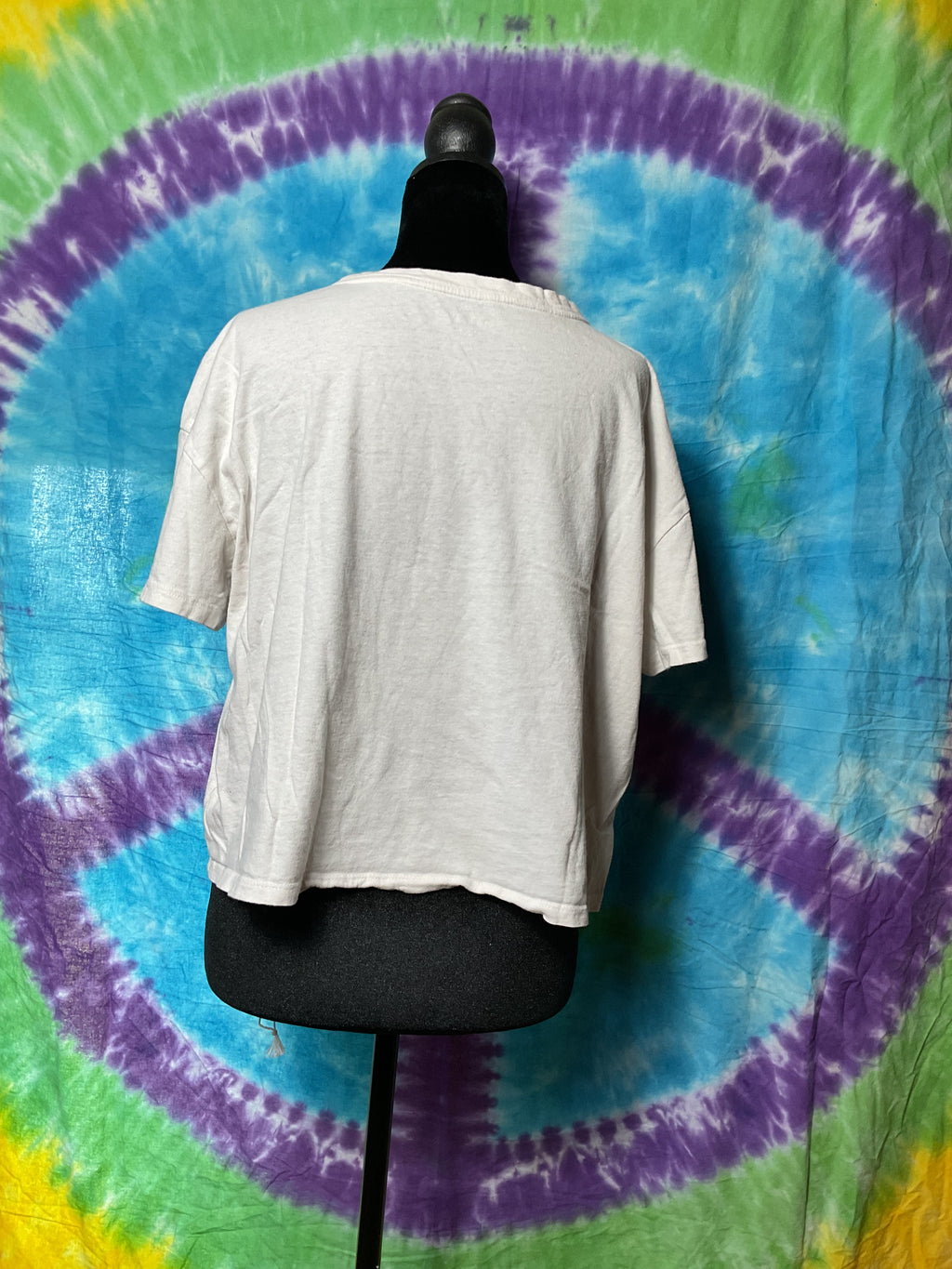 Old Navy Grateful Dead Steal Your Face Tie Dye Graphic Crop Top L