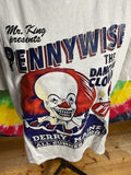 Stephen King's IT Pennywise Derry Maine Graphic T-Shirt Large