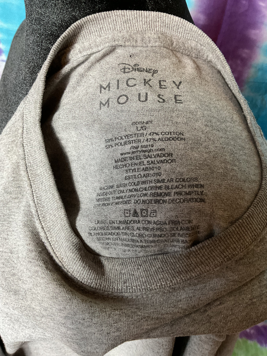VTG Disney Mickey Mouse Ye Olden Days Graphic Tee L