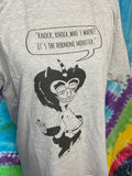 Big Mouth Maurice Hormone Monster Knock Knock Gray T-Shirt L