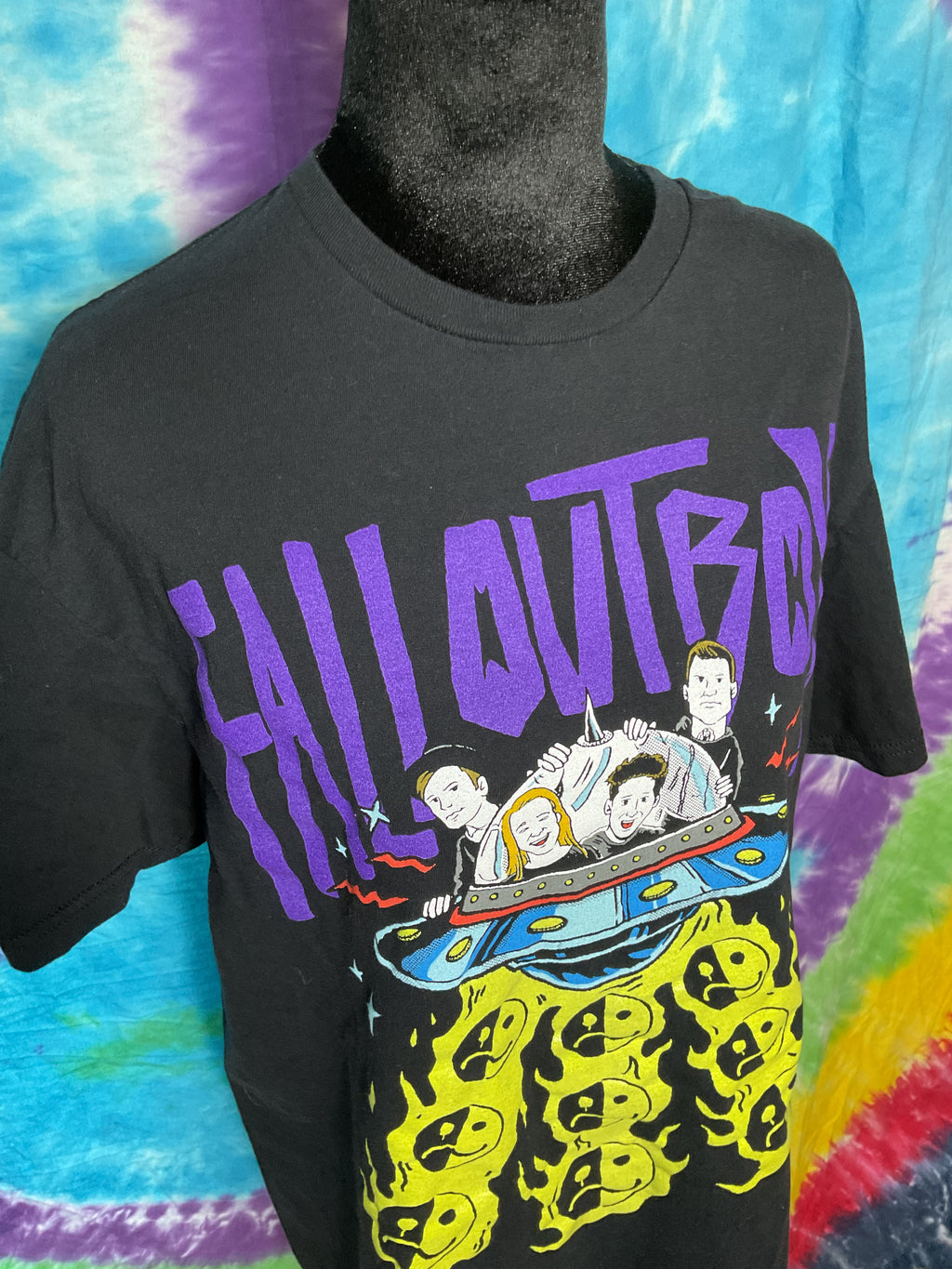 Fall Out Boy UFO Shirt If You Build It They Will Come Tour Large