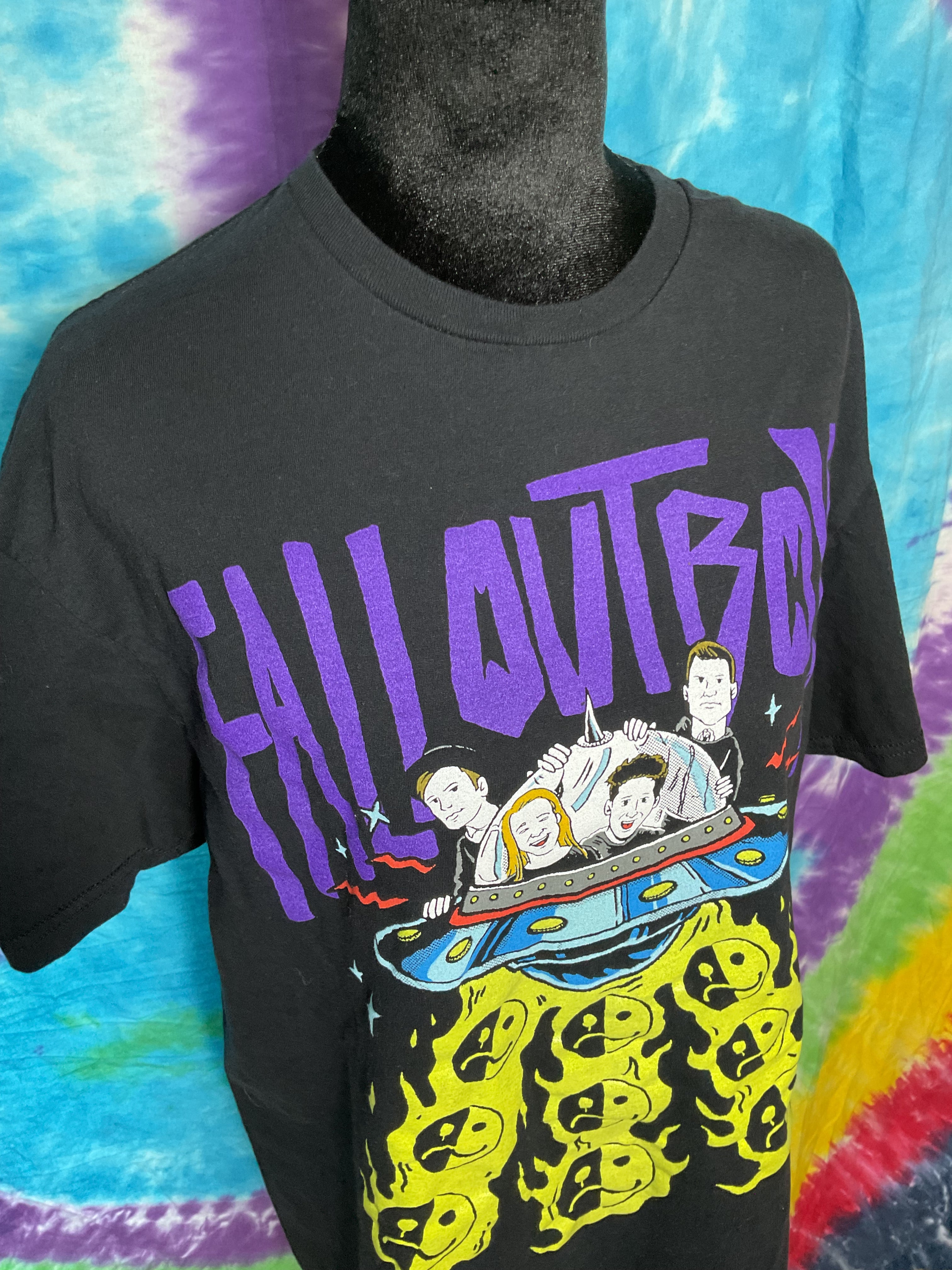 Fall Out Boy UFO Shirt If You Build It They Will Come Tour Large