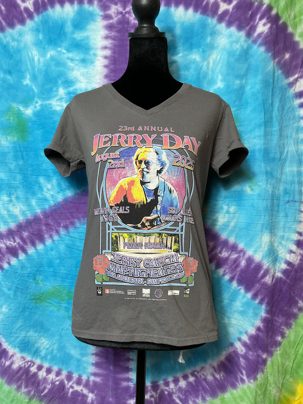 2025 Jerry Day Concert V-Neck T-Shirt Women's S