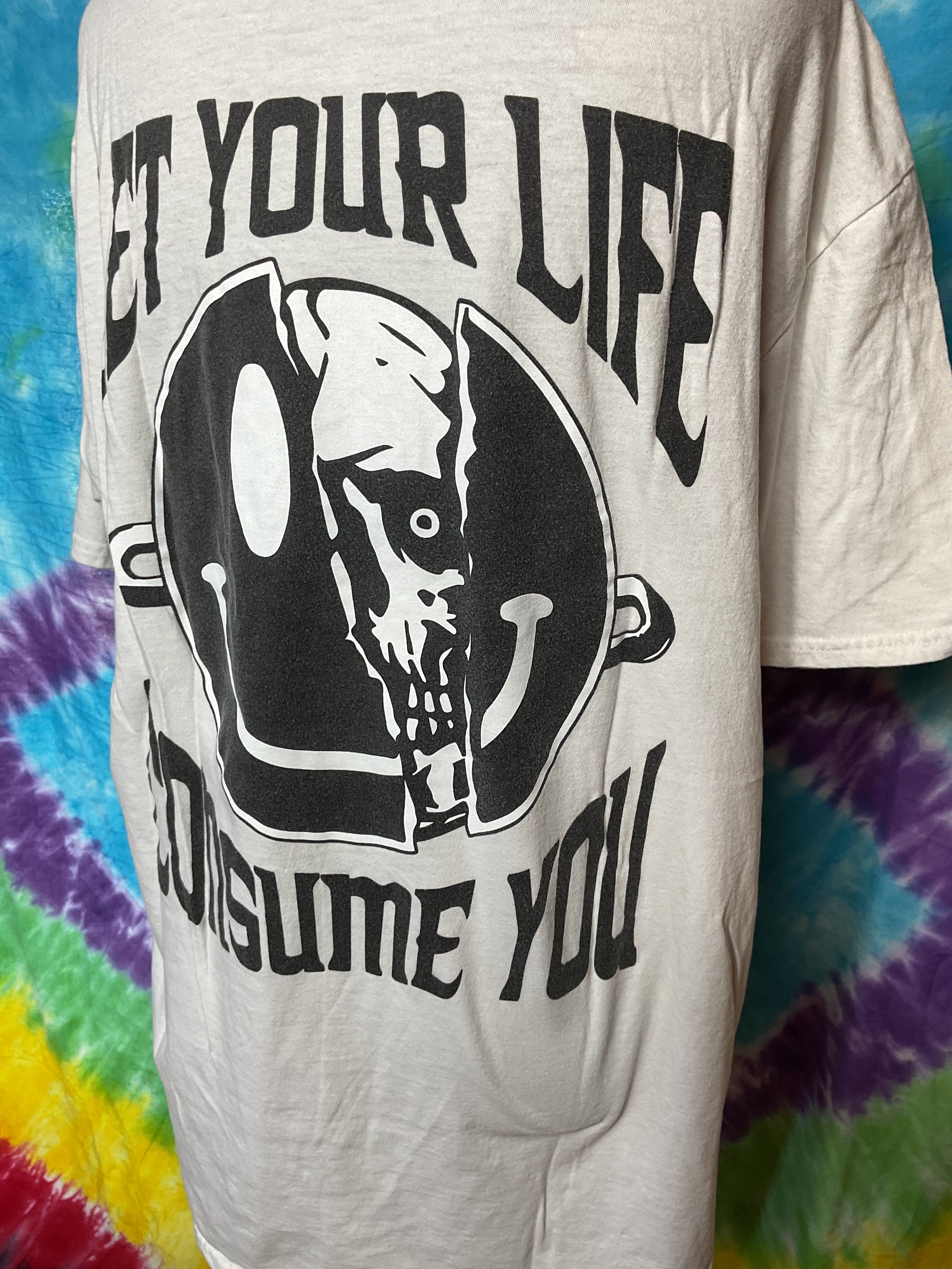 Sugarhill LA Introverted Drifting Lonely Skull Graphic Tee XL