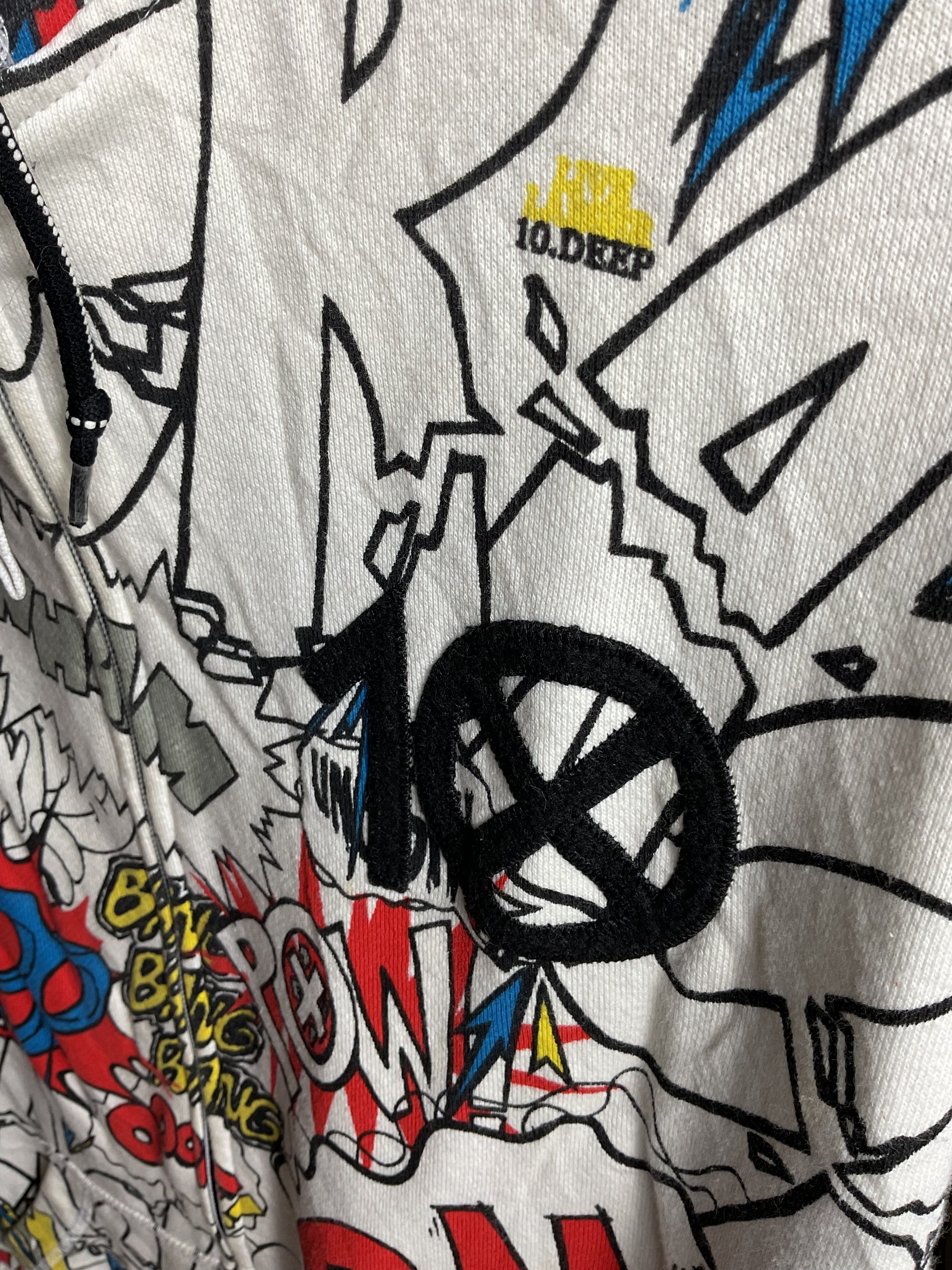 10.DEEP Comic Book Pop Art Full-Zip