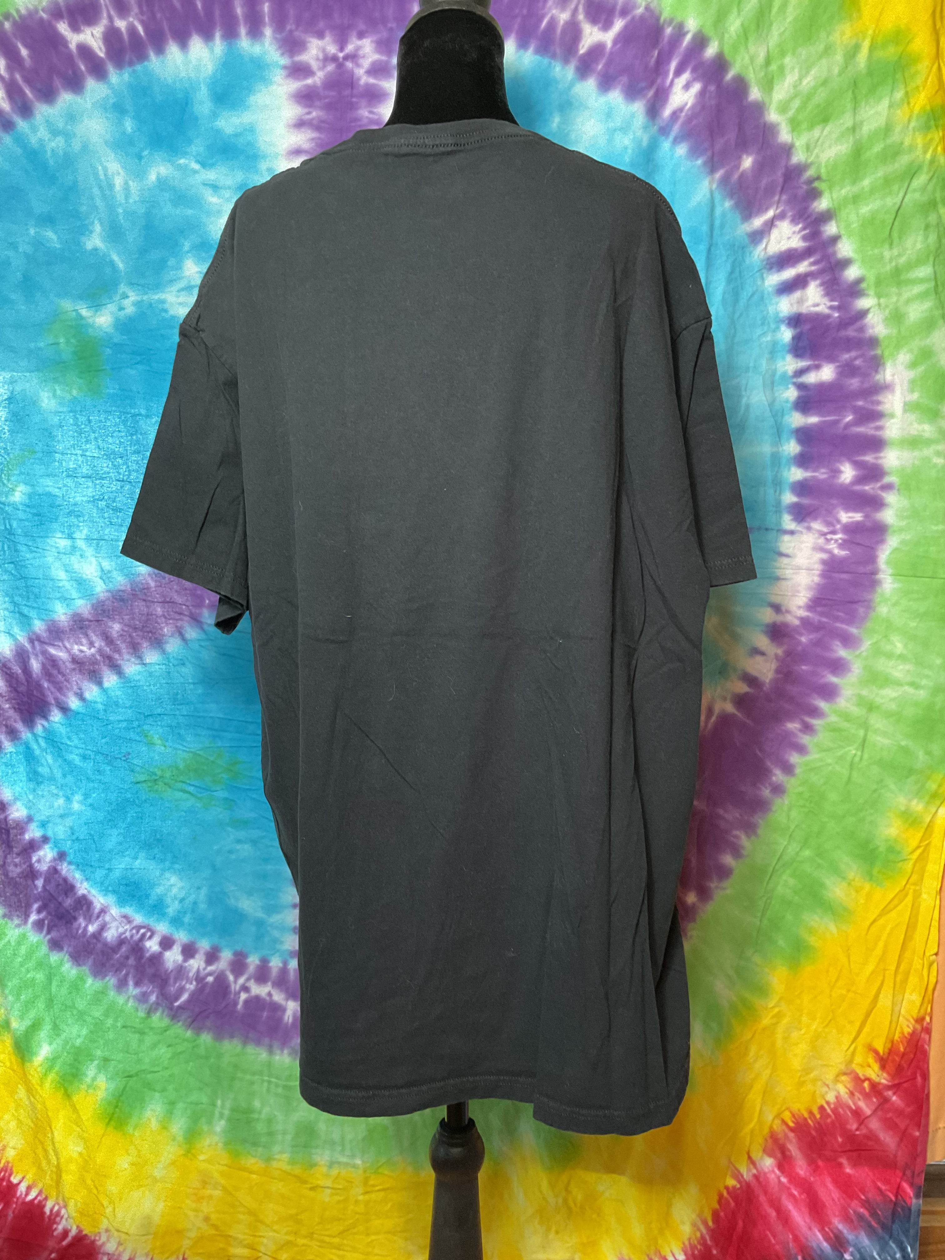 Rick and Morty Space Cruiser UFO T-Shirt Black Size 2X 2018
