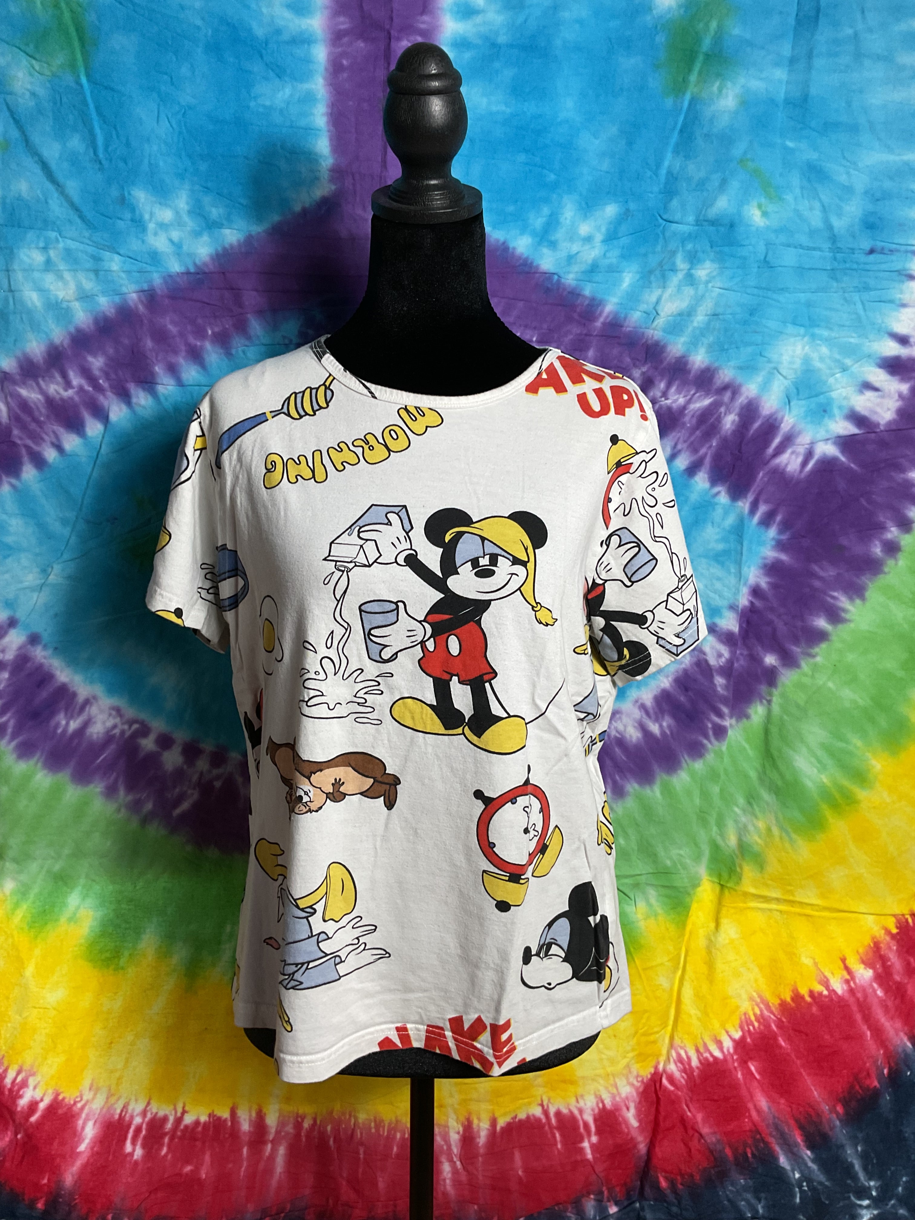 Disney x Max Mickey Mouse Friends AOP Shirt Medium