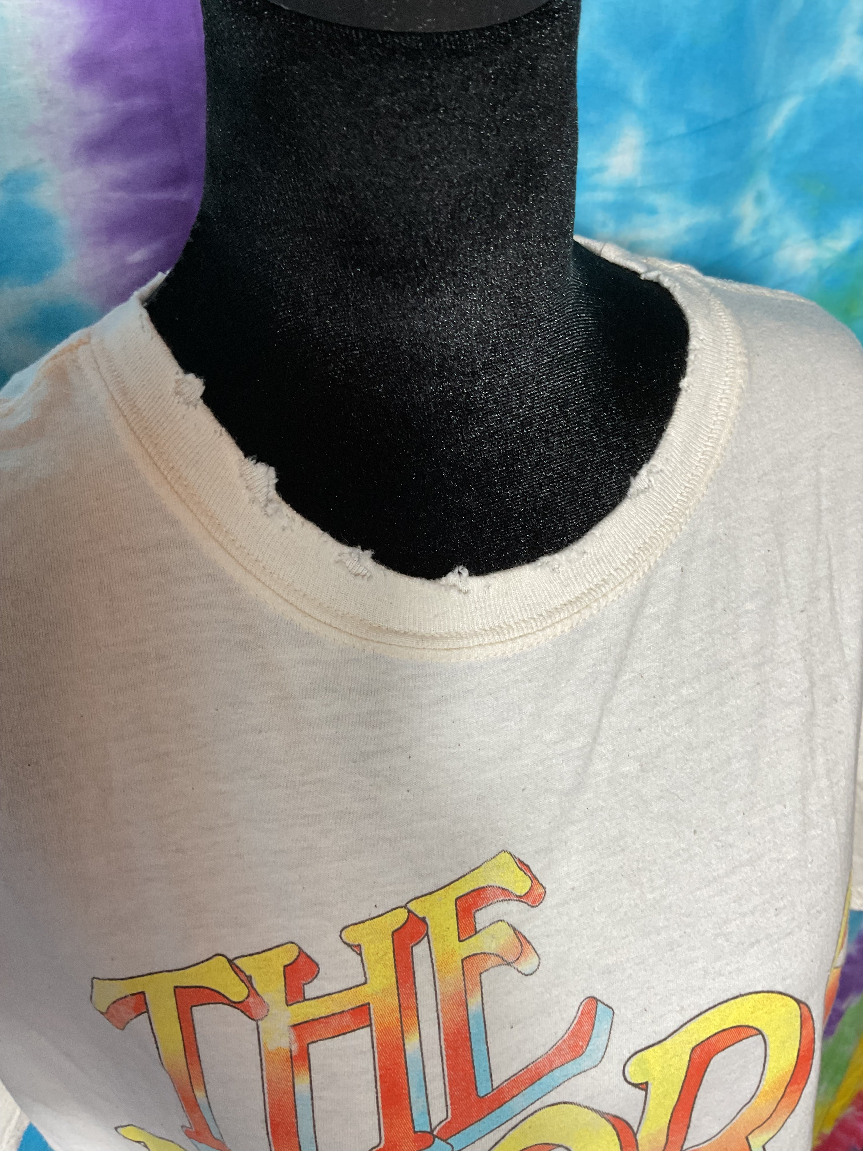 Vintage The Doors Light My Fire T-Shirt Jim Morrison LG