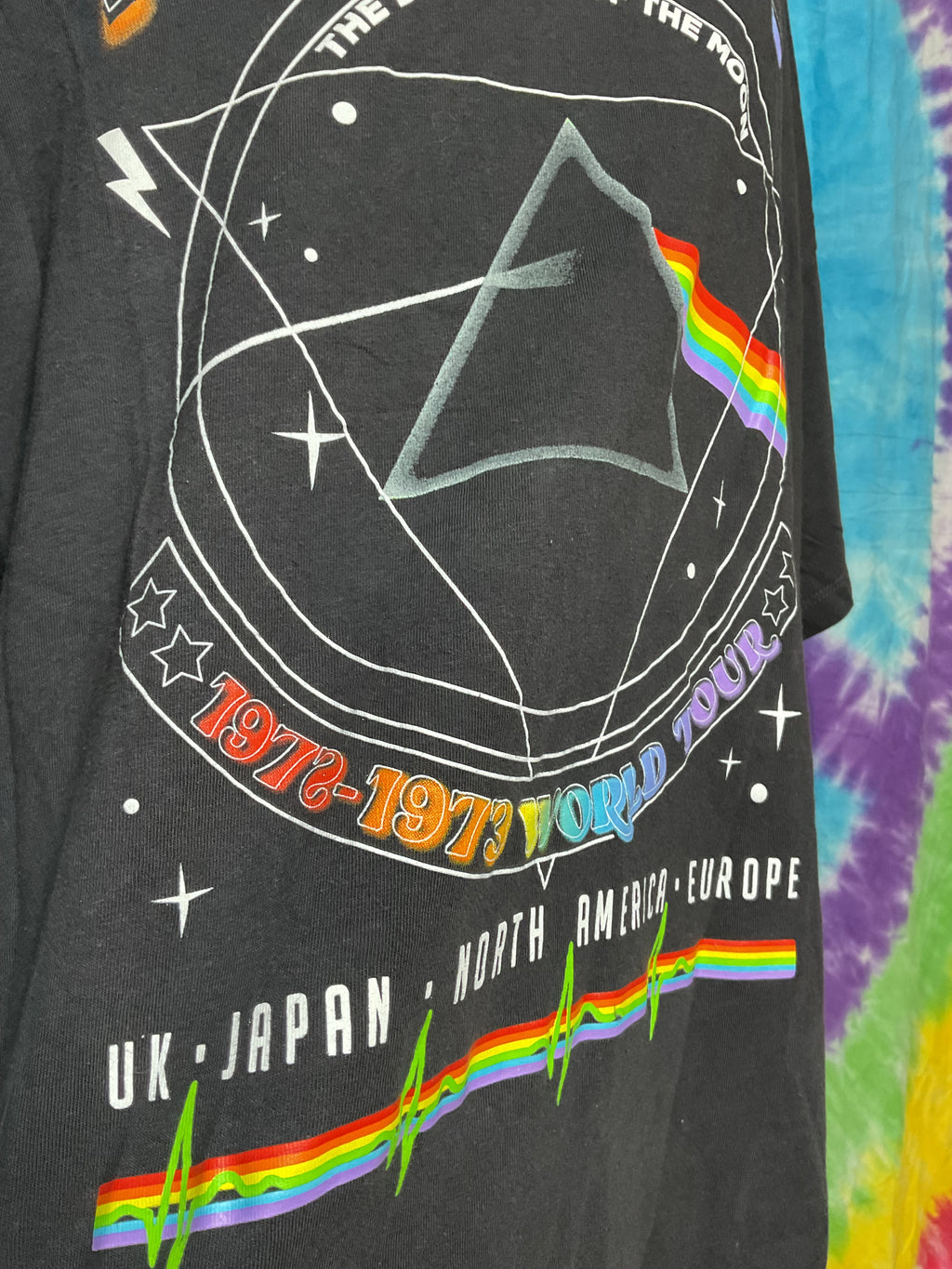 Pink Floyd Dark Side Moon 1972-73 World Tour Shirt NWOT M