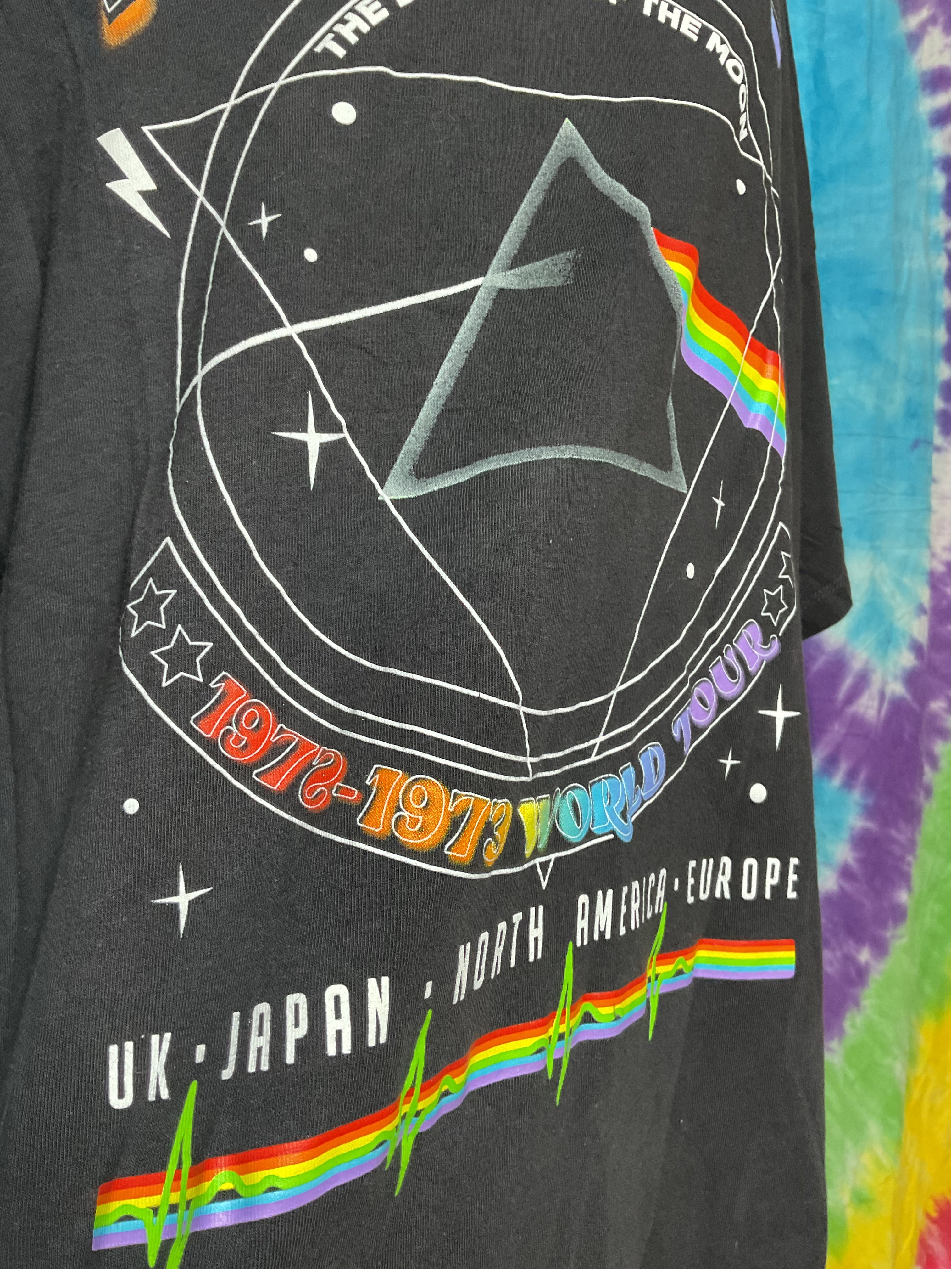 Pink Floyd Dark Side Moon 1972-73 World Tour Shirt NWOT M