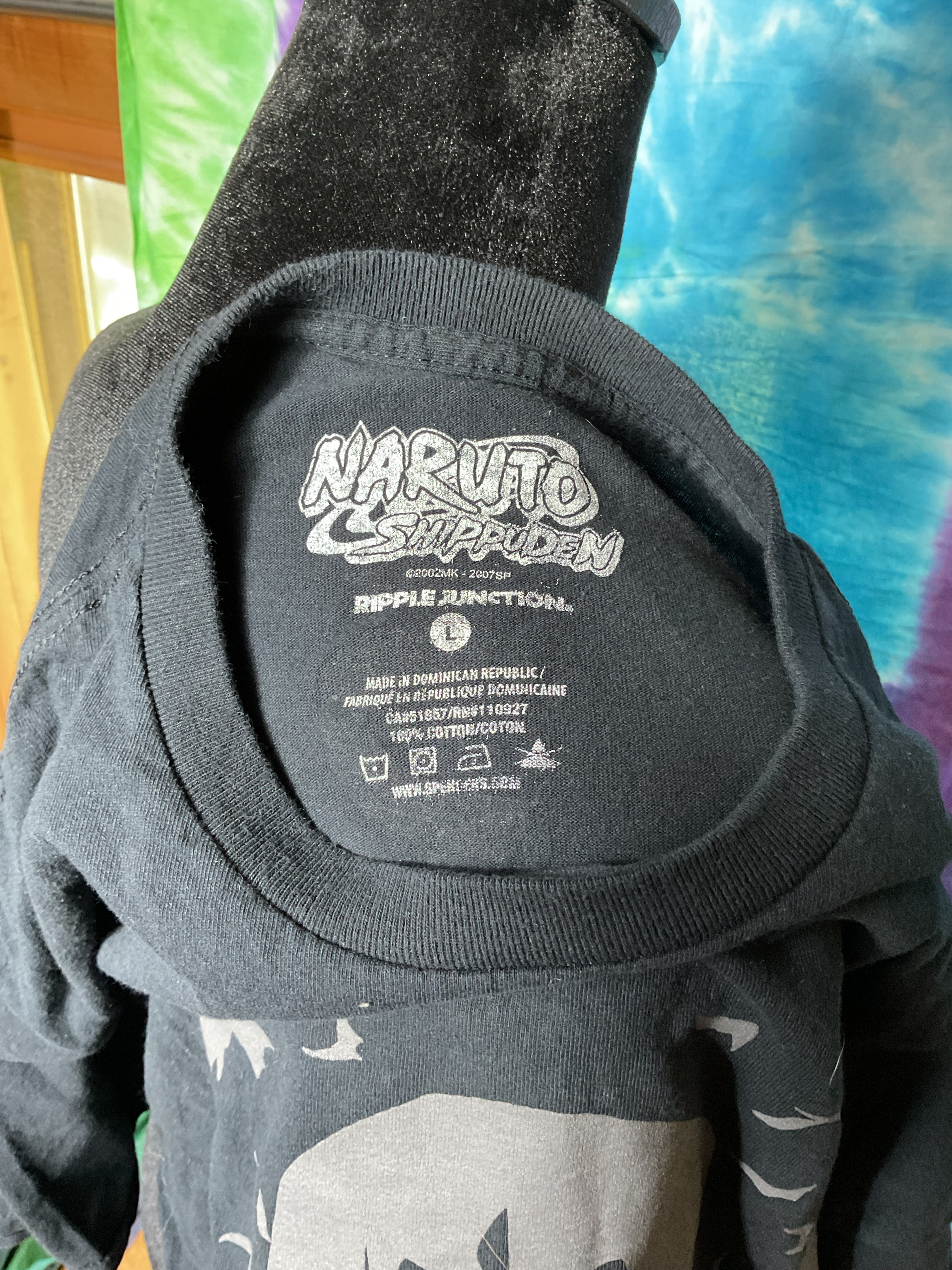 Naruto Shippuden Itachi Uchiha Ripple Junction Graphic Shirt L
