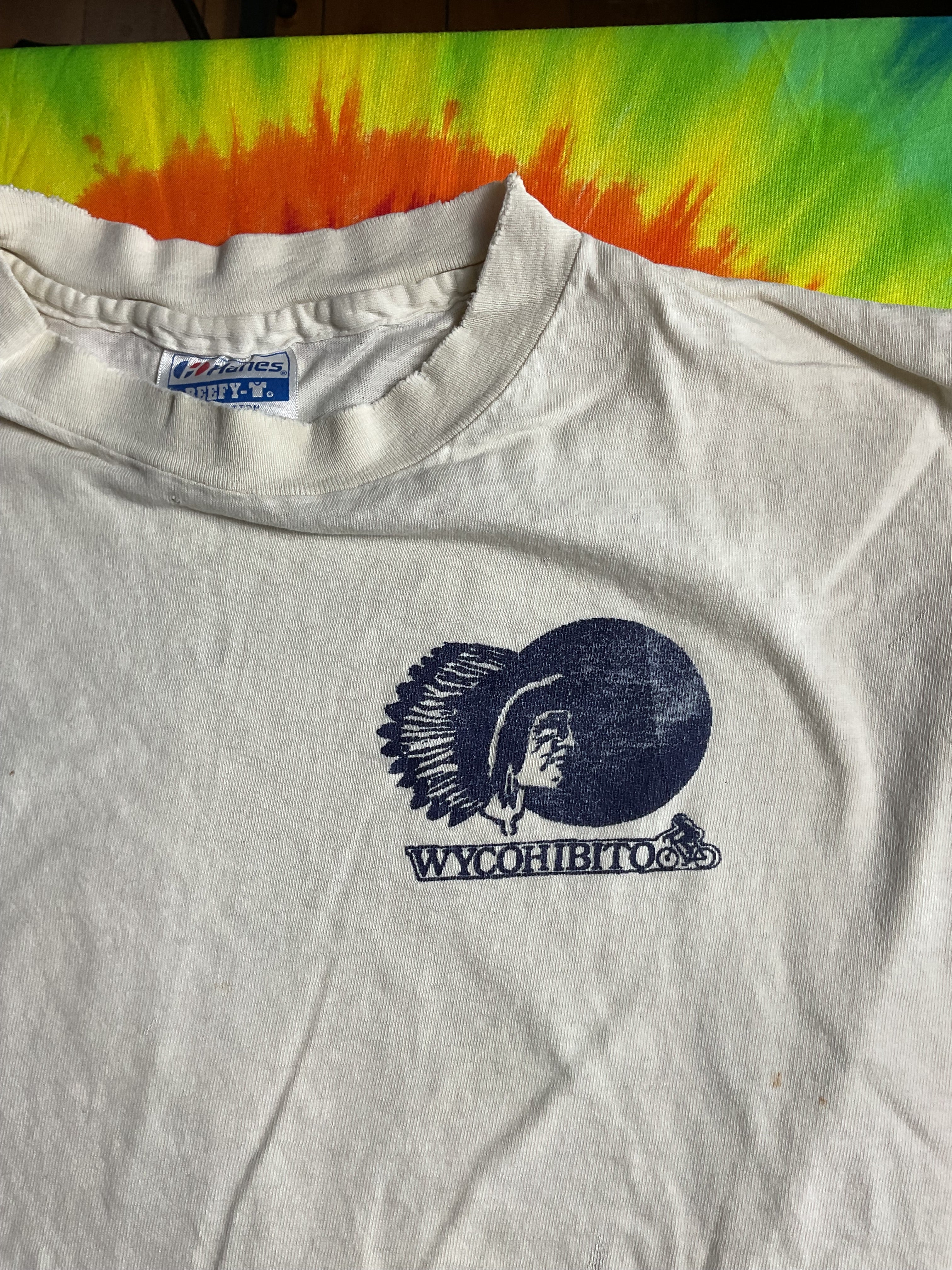 1988 WYCOHIBITO Bicycle Tour Single Stitch Beefy-T