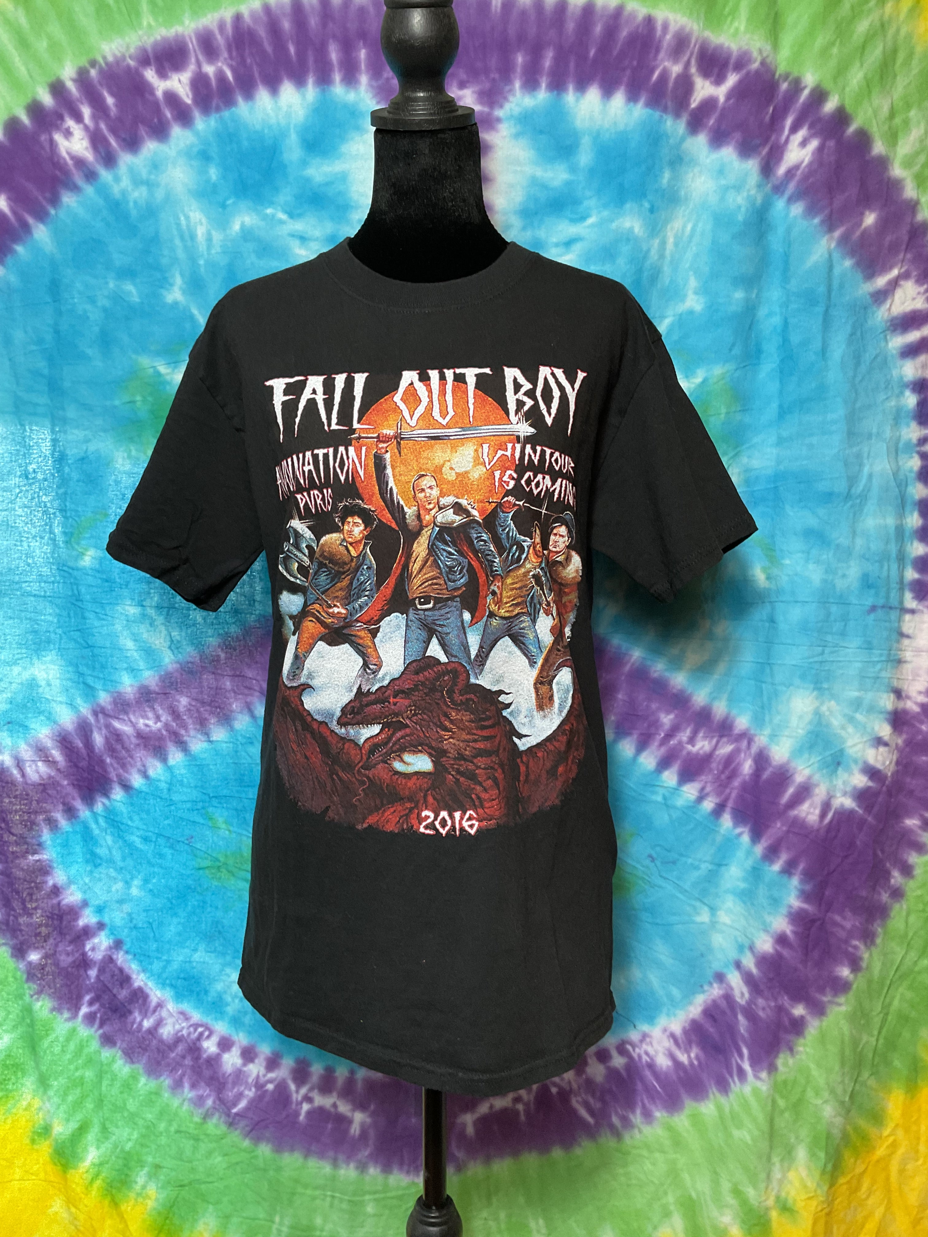 Fall Out Boy 2016 Wintour Is Coming Tour Shirt Hanes Beefy M