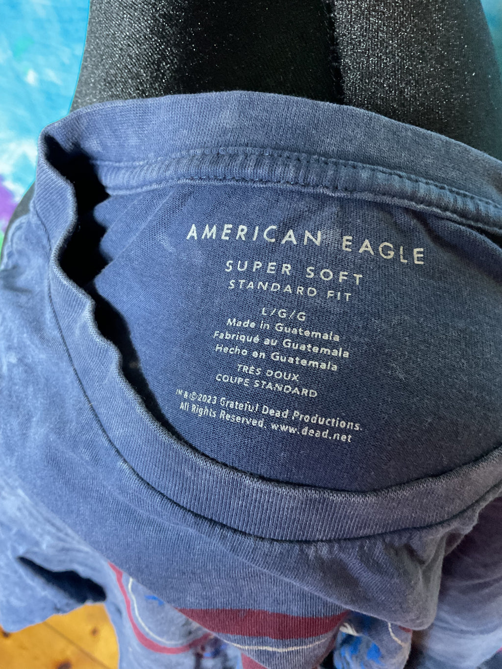Grateful Dead American Eagle 1977 Tour Graphic Tee Large