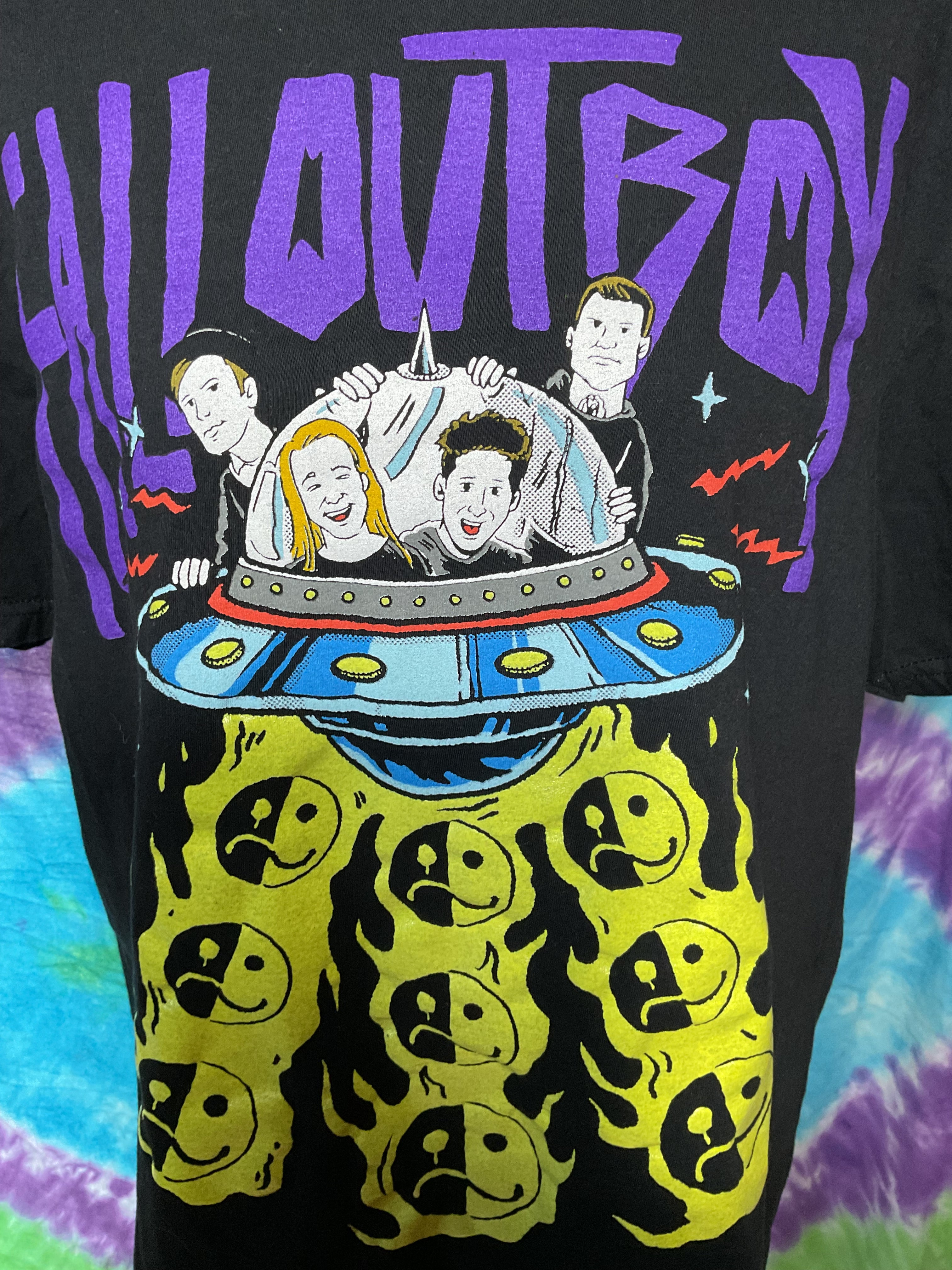 Fall Out Boy UFO Shirt If You Build It They Will Come Tour Large
