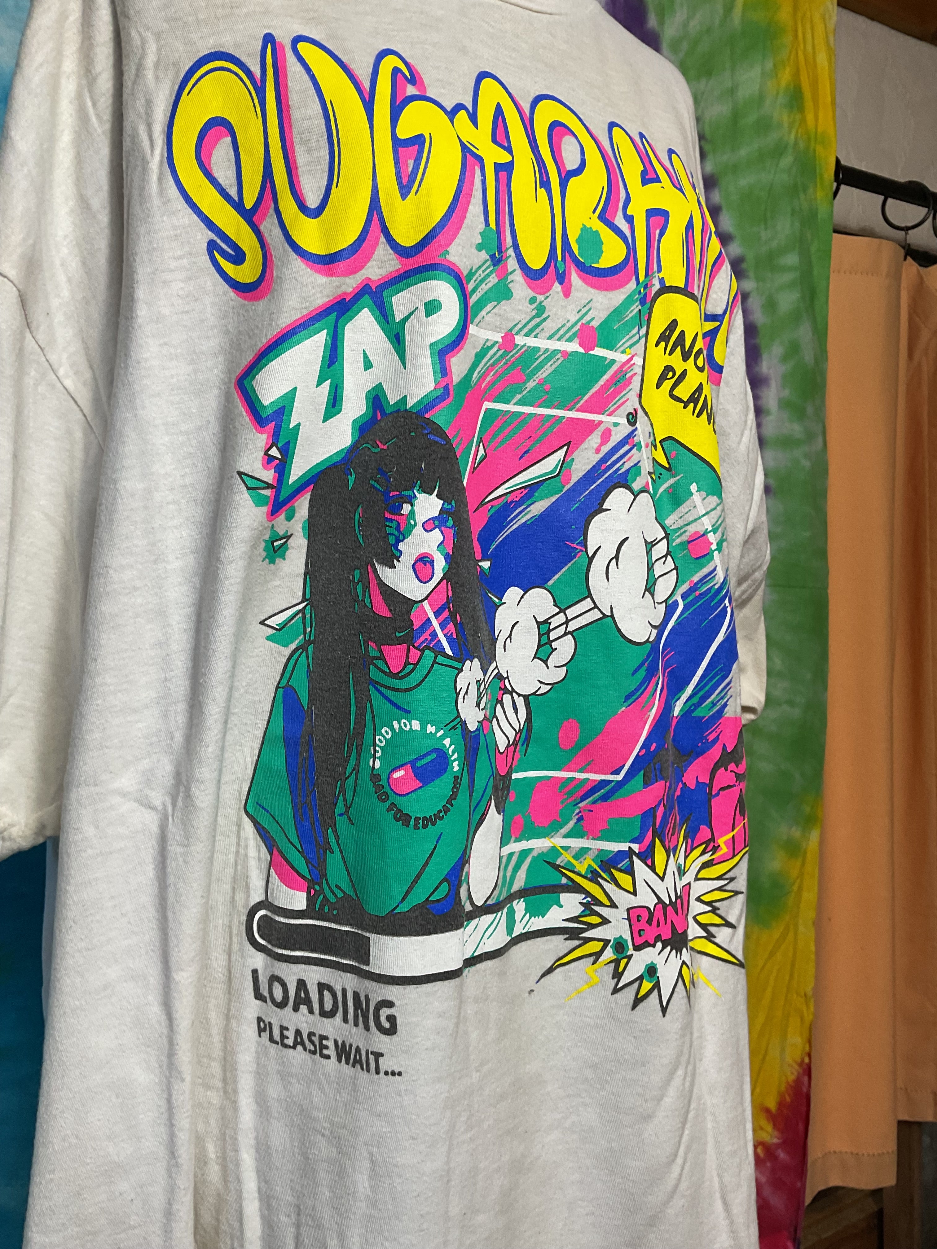 Sugarhill LA Zap Another Planet Manga Style Graphic Tee 3XL