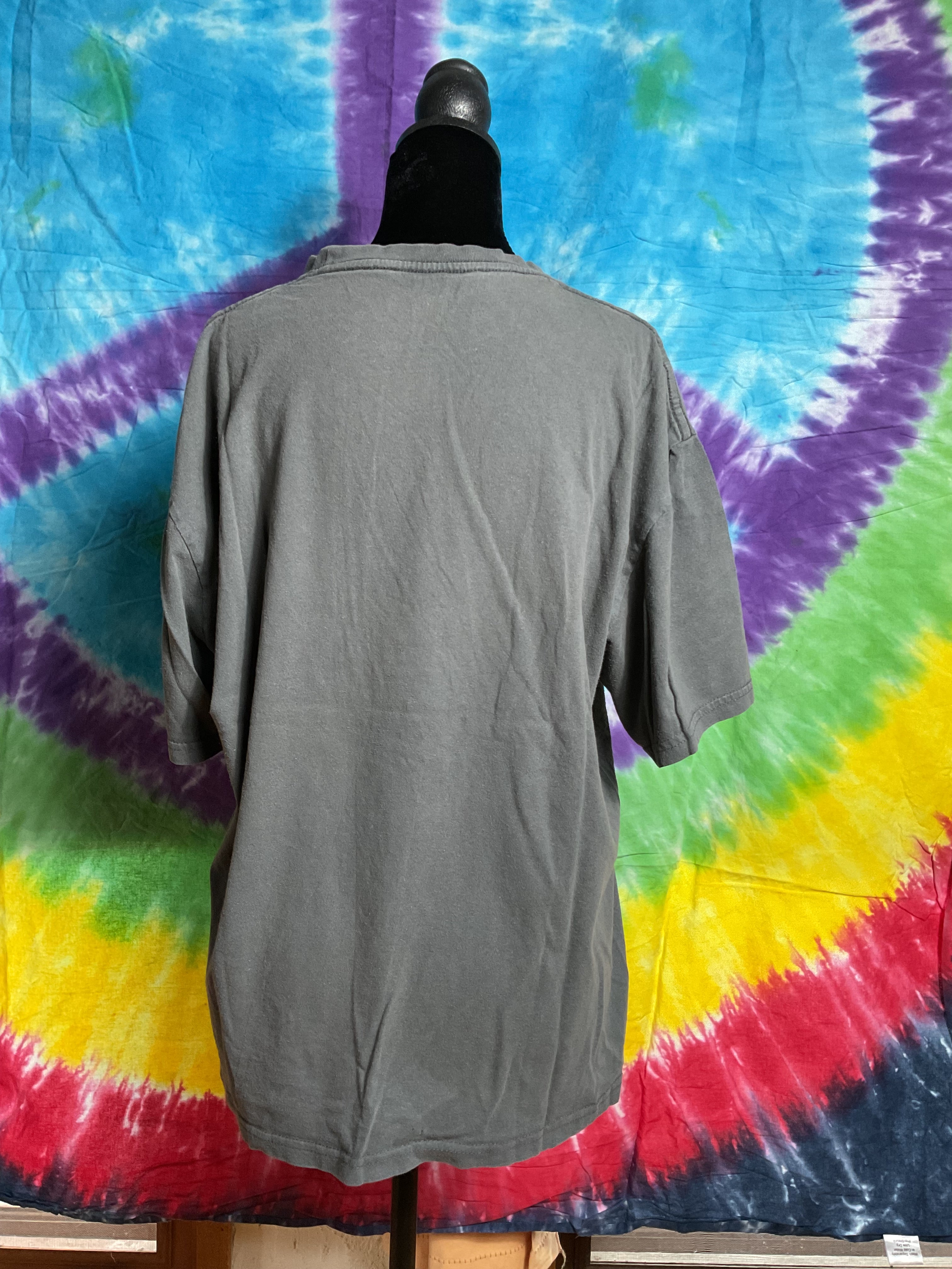 Hatsune Miku Crypton Future Media Washed Grey Graphic Tee Large
