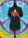 Sabrina Carpenter Red Puff Print Logo Graphic Tee Black Medium