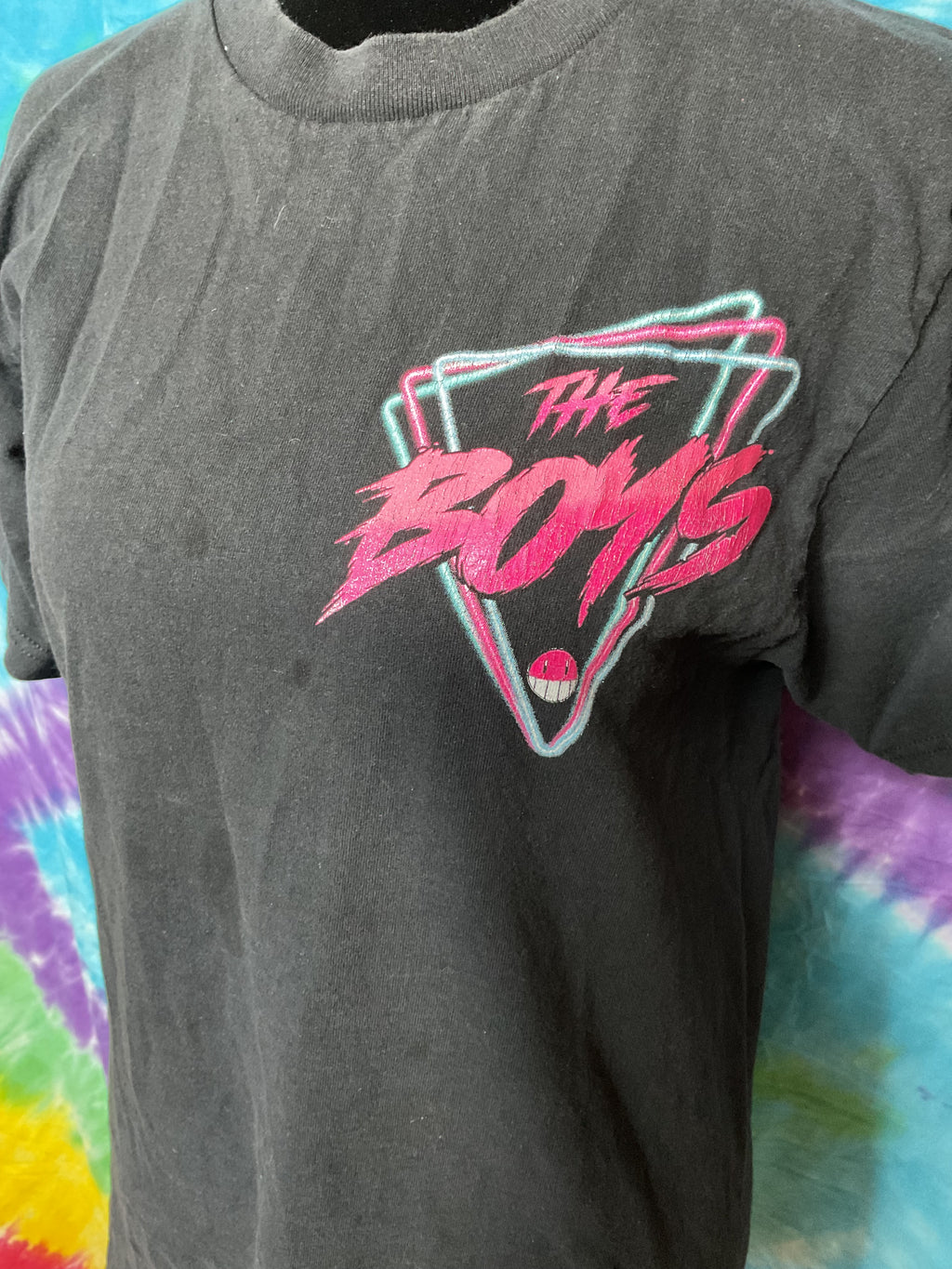 Vintage The Boys Racing Graphic Tee Synthwave S/P