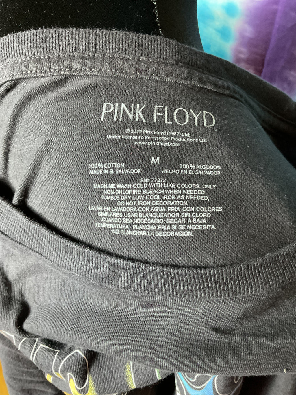 Pink Floyd Dark Side Moon 1972-73 World Tour Shirt NWOT M