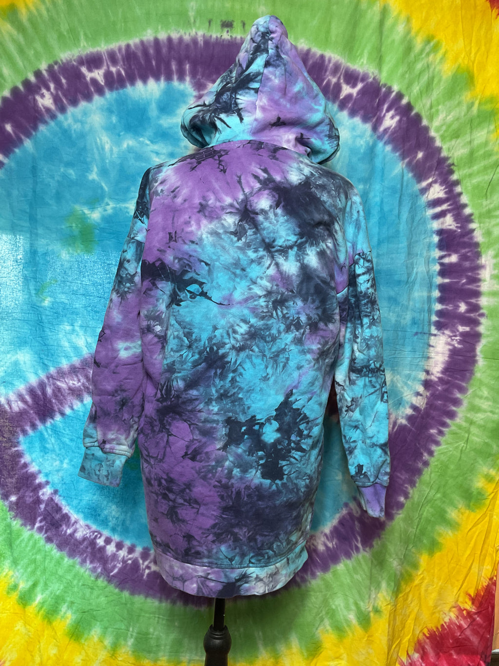 Custom Cut Hot Topic Patrick Star Tie Dye Hoodie DOPE Small