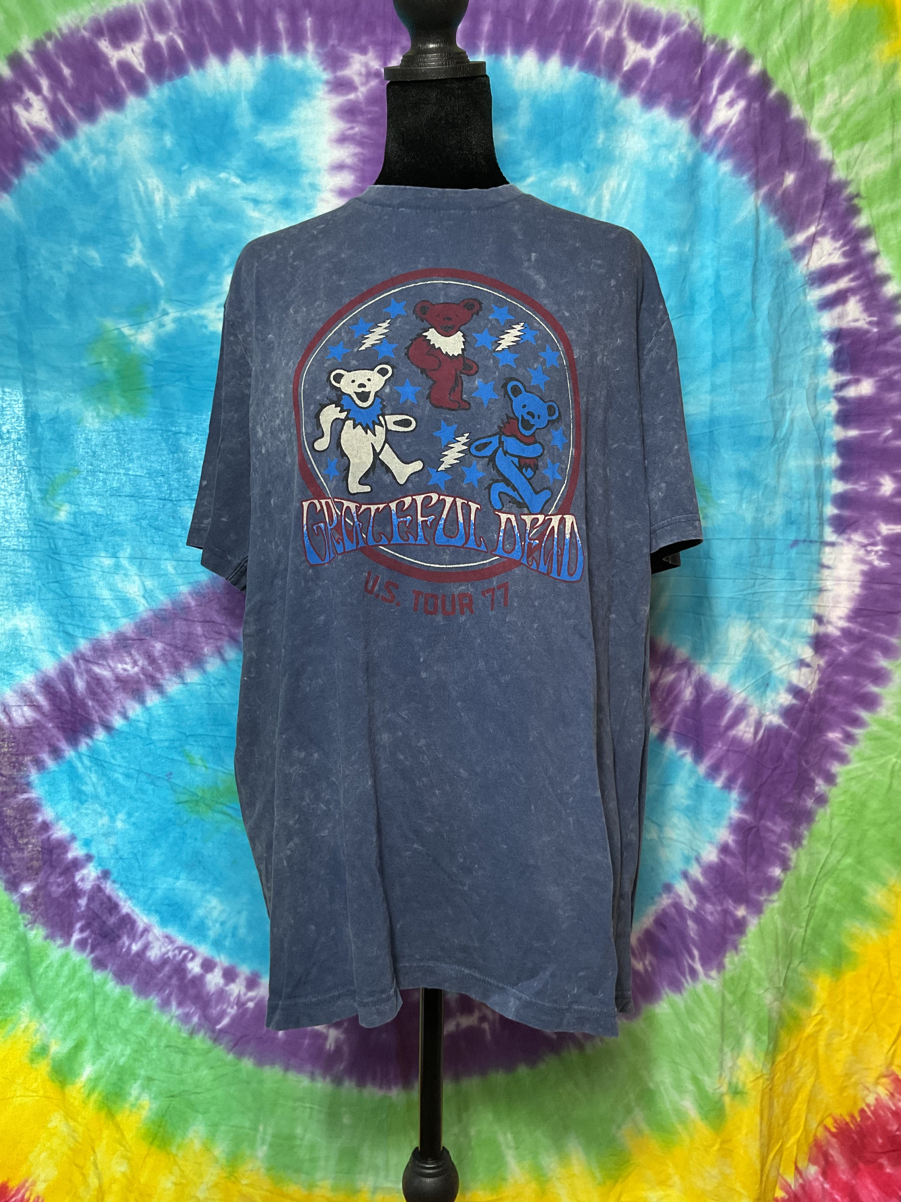 Grateful Dead American Eagle 1977 Tour Graphic Tee Large